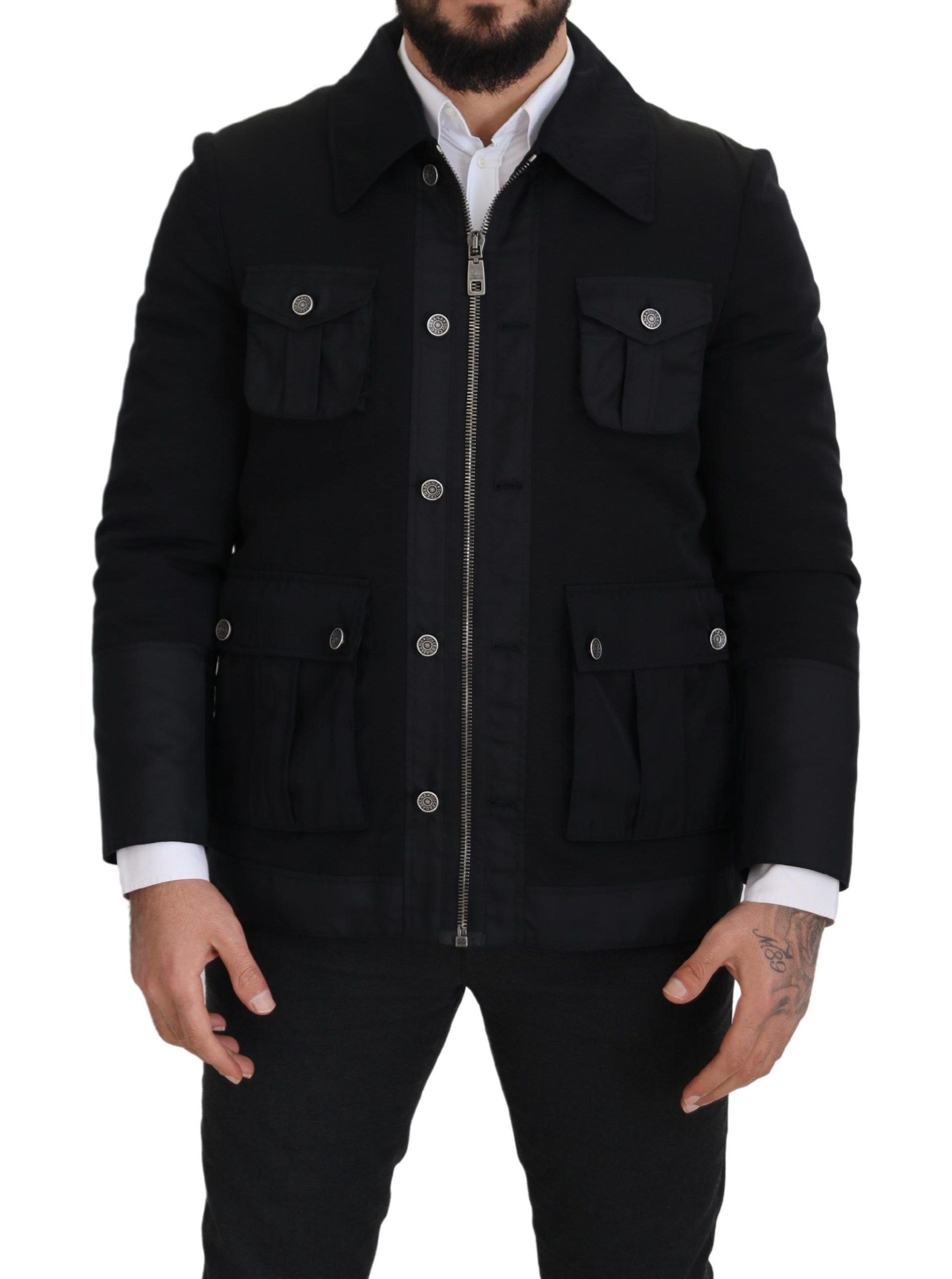 Veste Dolce & Gabbana zip noir
