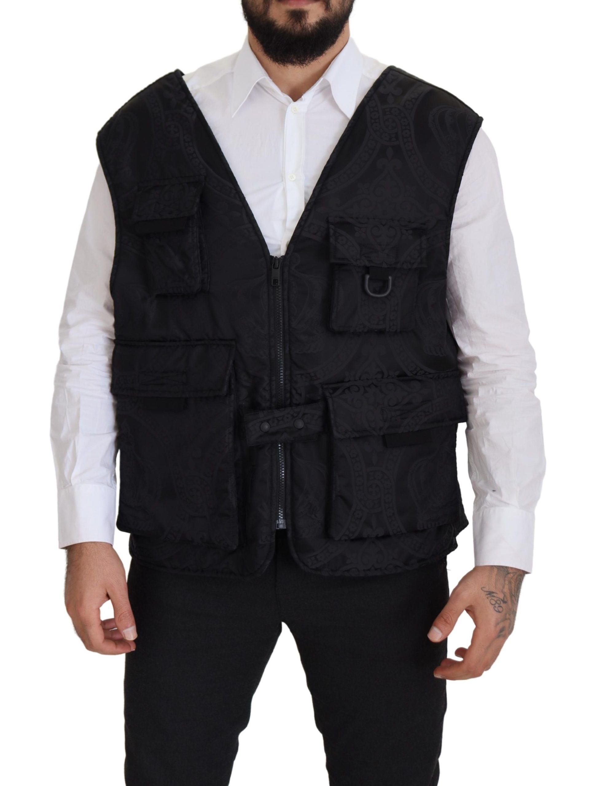 Veste sans manches Dolce & Gabbana noire
