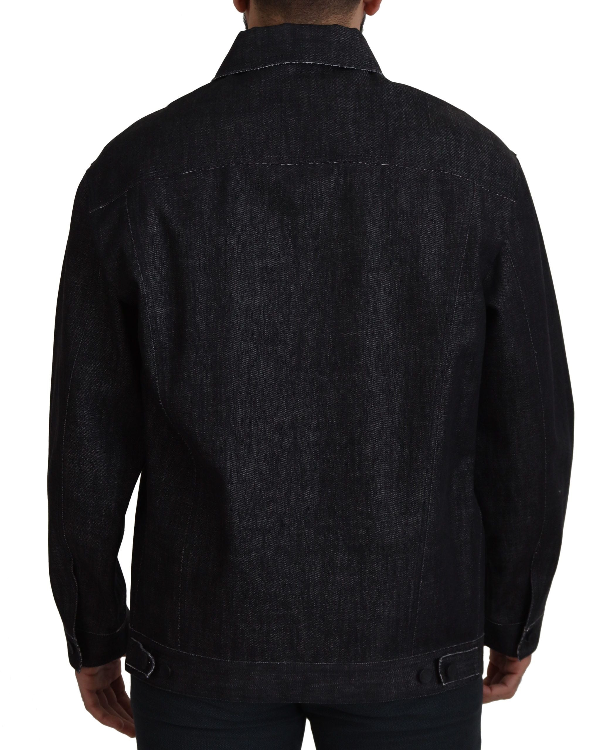 Veste Dolce & Gabbana en denim noire