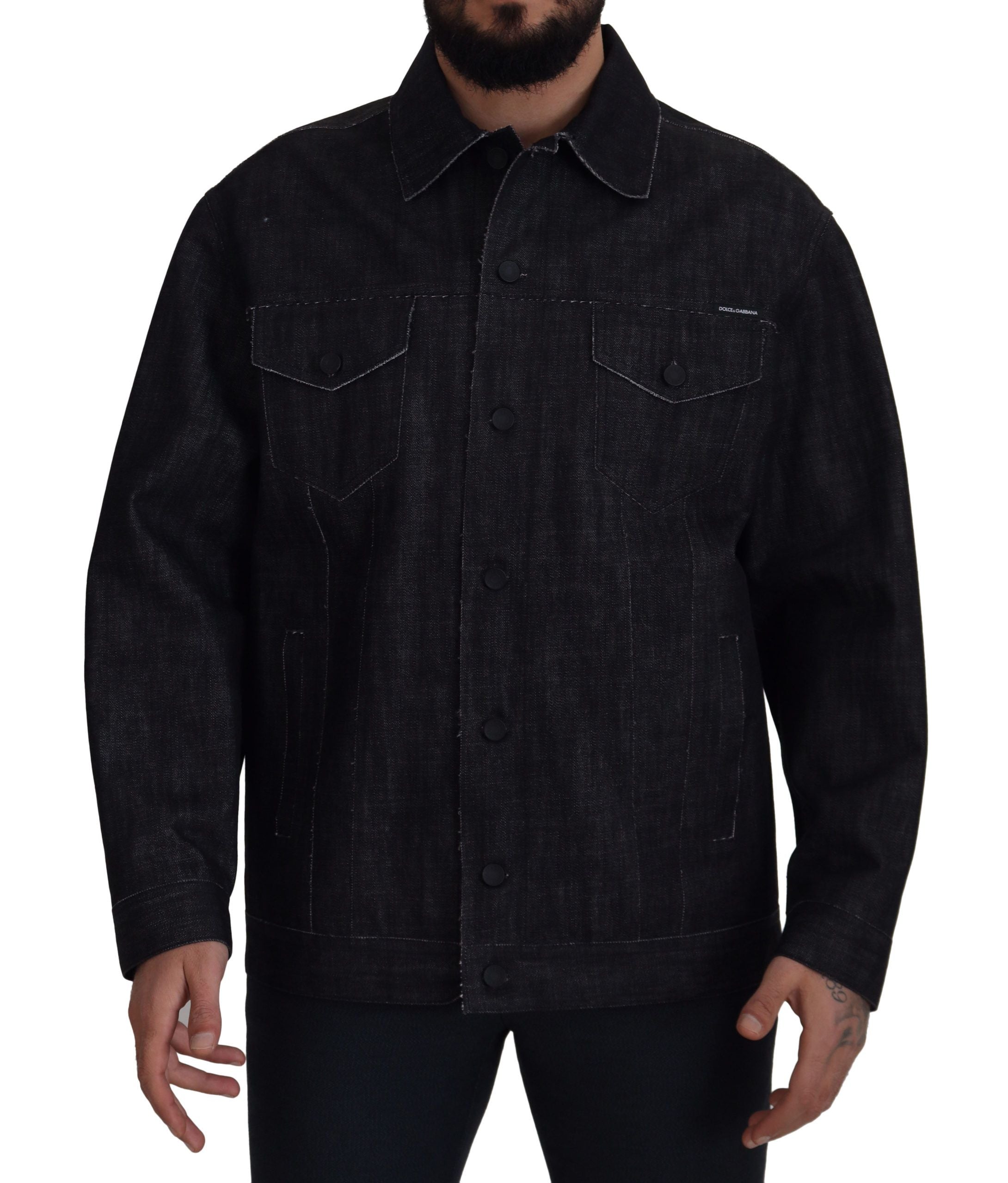 Veste Dolce & Gabbana en denim noire