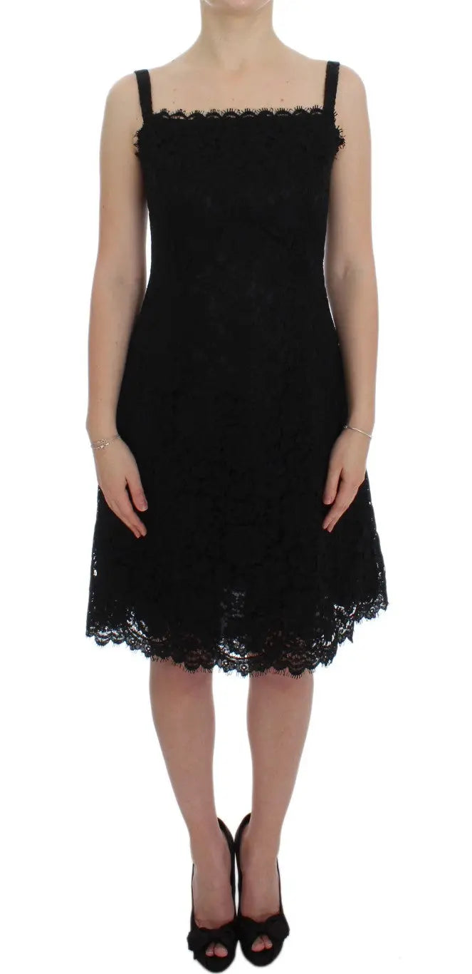 Robe Dolce & Gabbana Shift noire Dolce & Gabbana