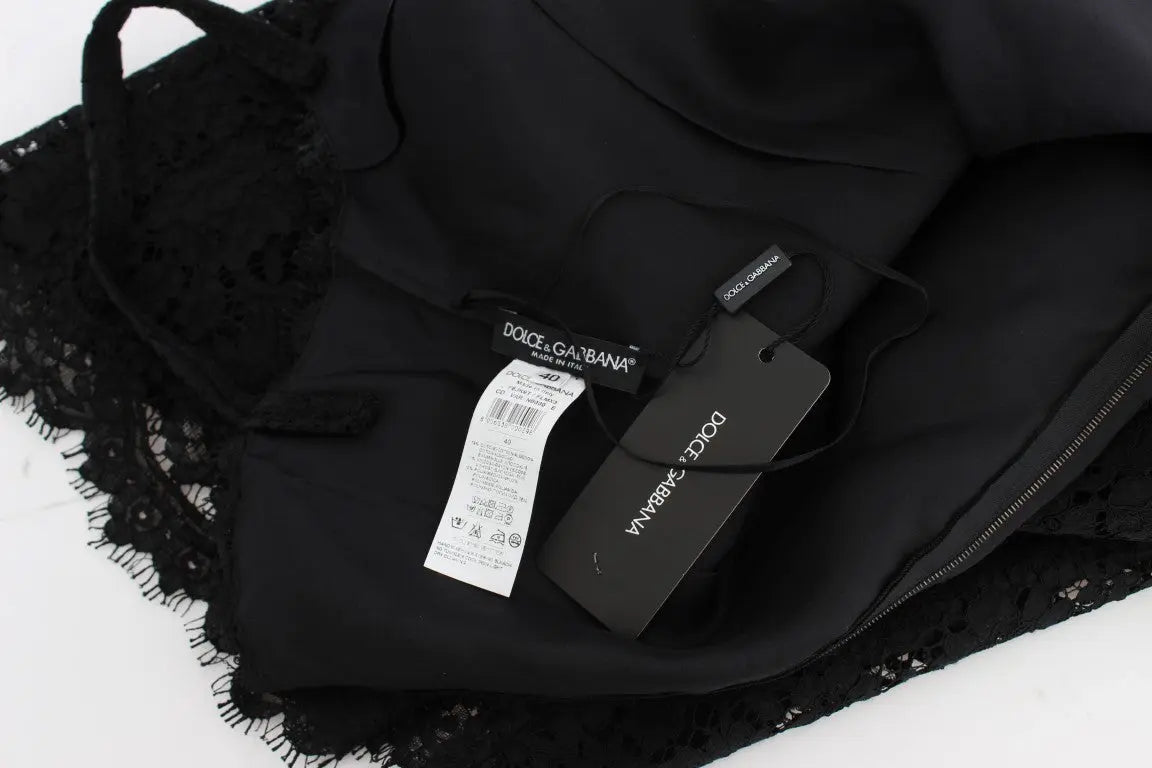 Robe Dolce & Gabbana Shift noire Dolce & Gabbana
