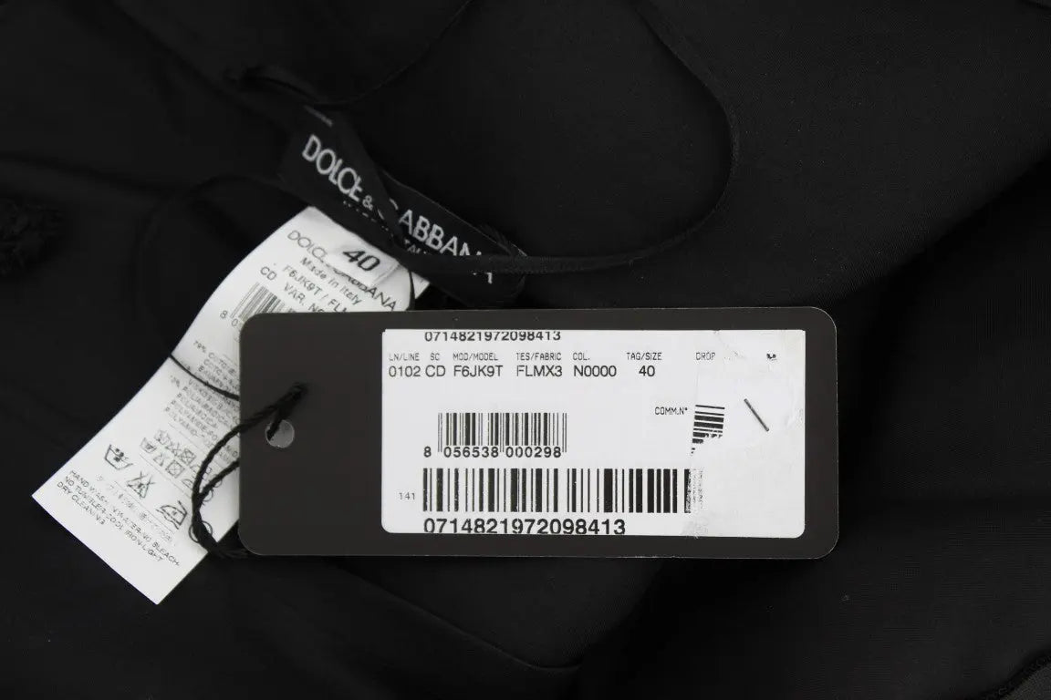 Robe Dolce & Gabbana Shift noire Dolce & Gabbana