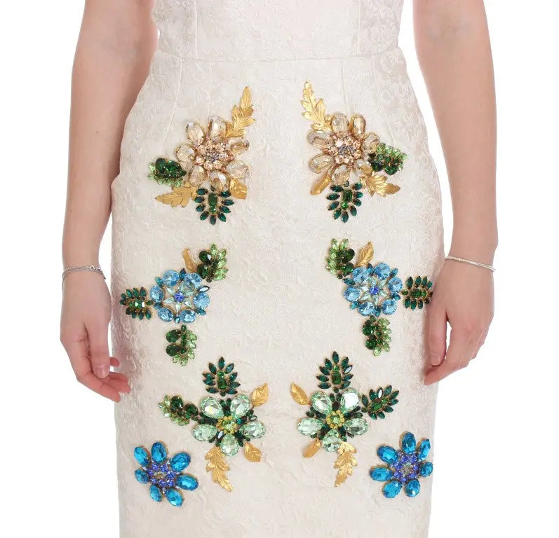 Robe Dolce & Gabbana Sicily blanche Dolce & Gabbana