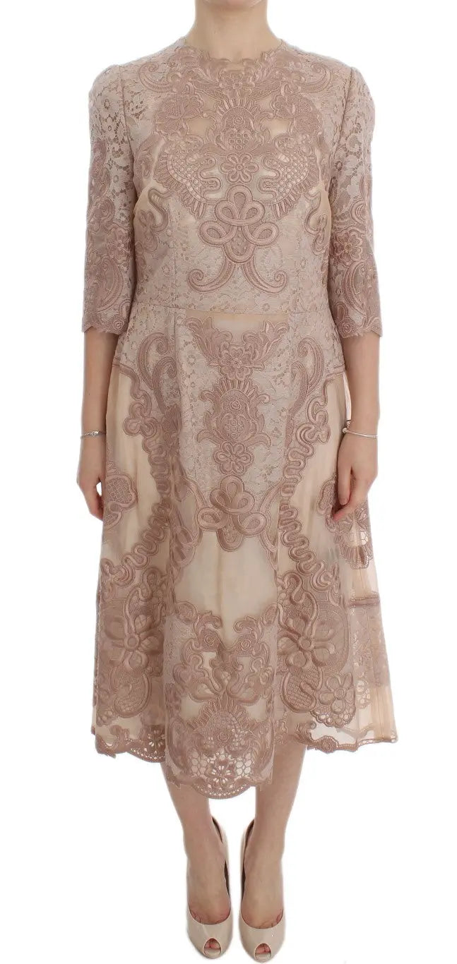 Robe Dolce & Gabbana Shift rose Dolce & Gabbana