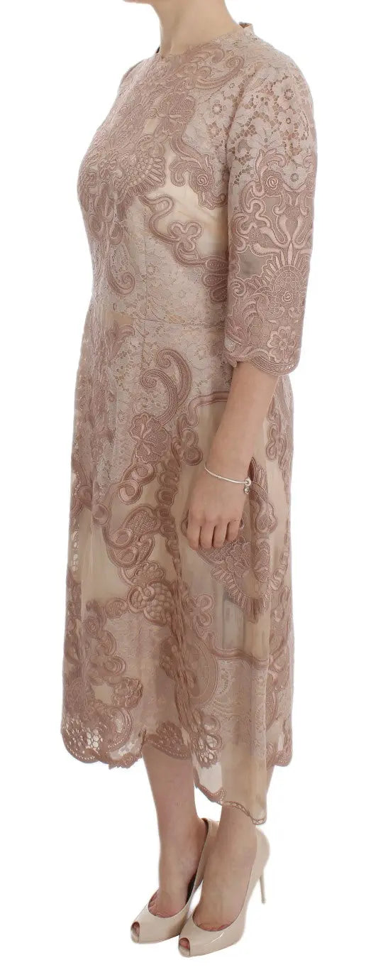Robe Dolce & Gabbana Shift rose Dolce & Gabbana
