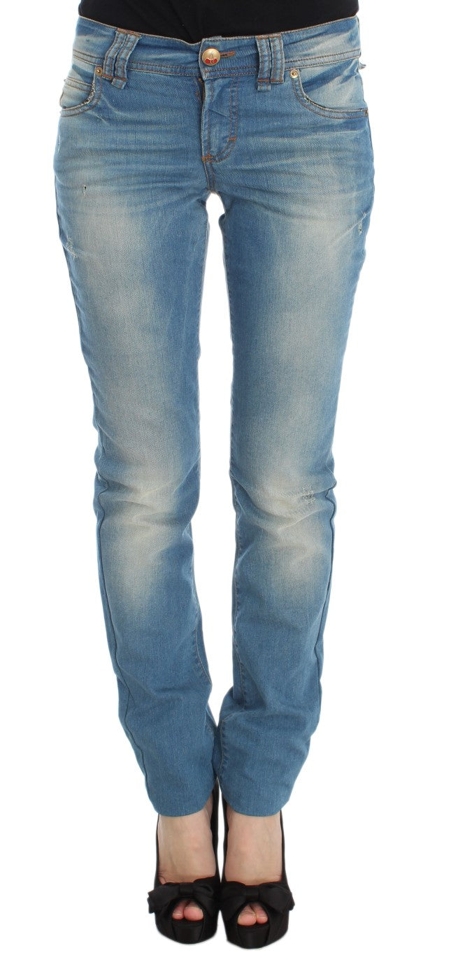Jeans John Galliano Slim Fit bleu wash