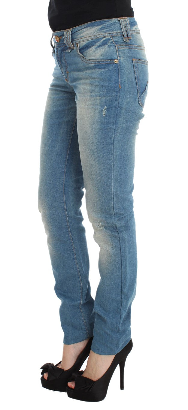 Jeans John Galliano Slim Fit bleu wash