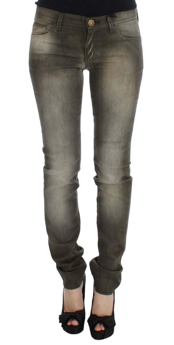 Jeans Ermanno Scervino Slim Fit gris wash