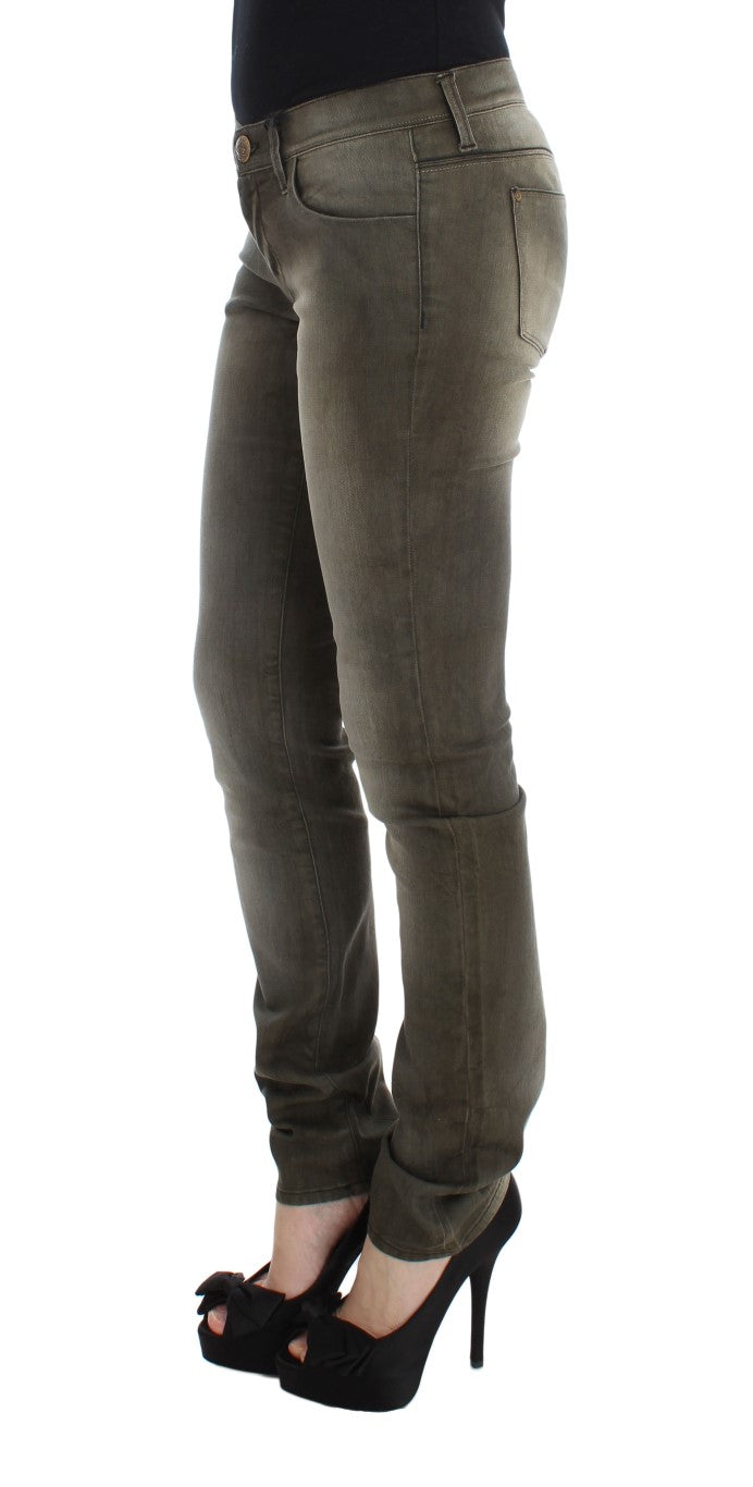 Jeans Ermanno Scervino Slim Fit gris wash