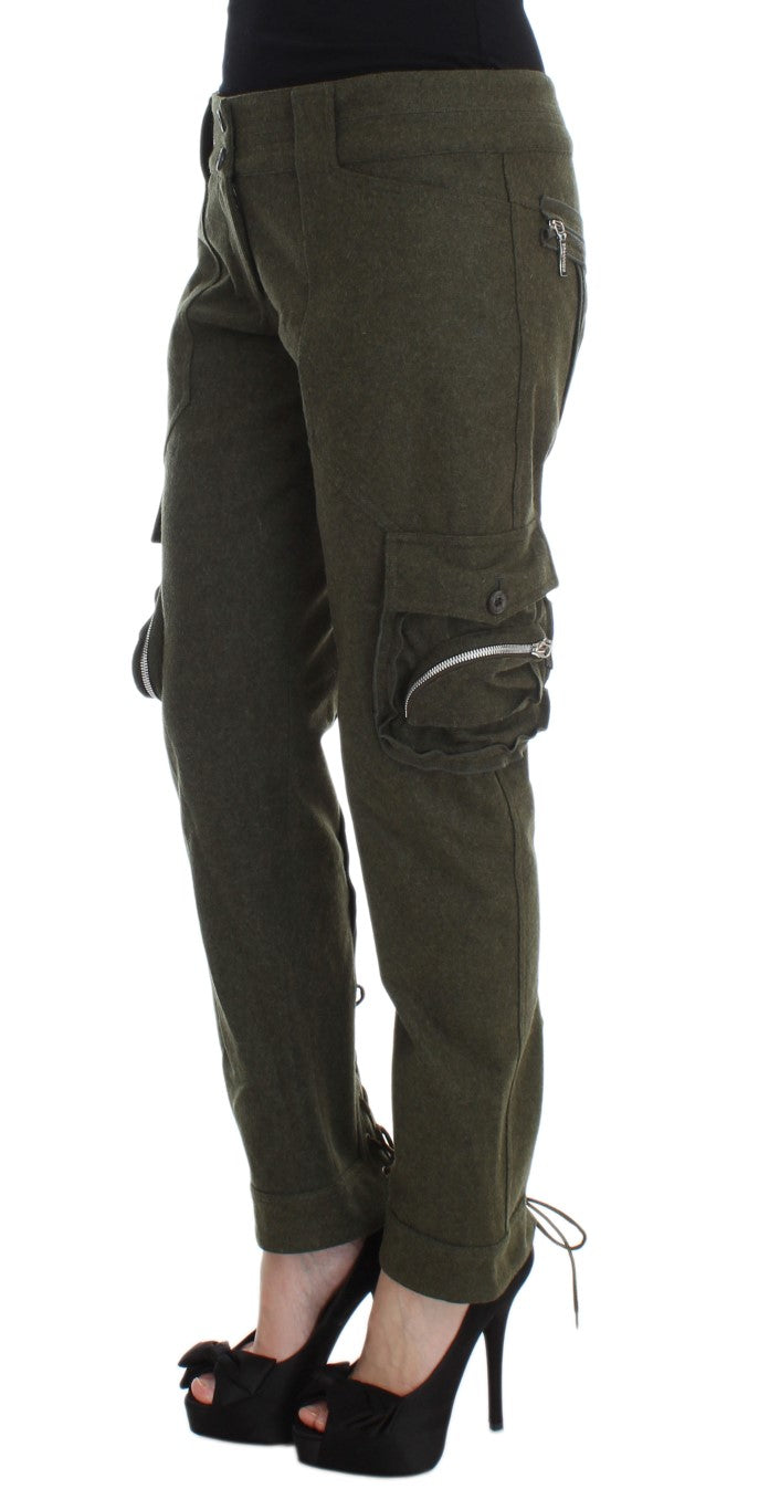 Pantalons cargo Ermanno Scervino verts