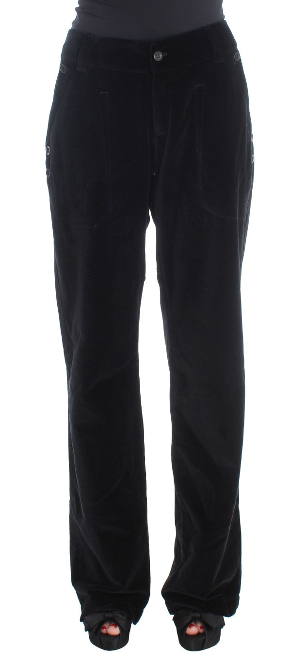Pantalons Ermanno Scervino droits noirs