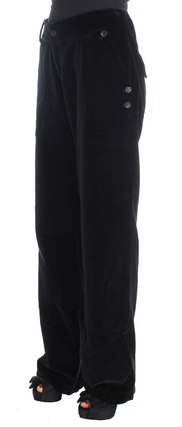 Pantalons Ermanno Scervino droits noirs