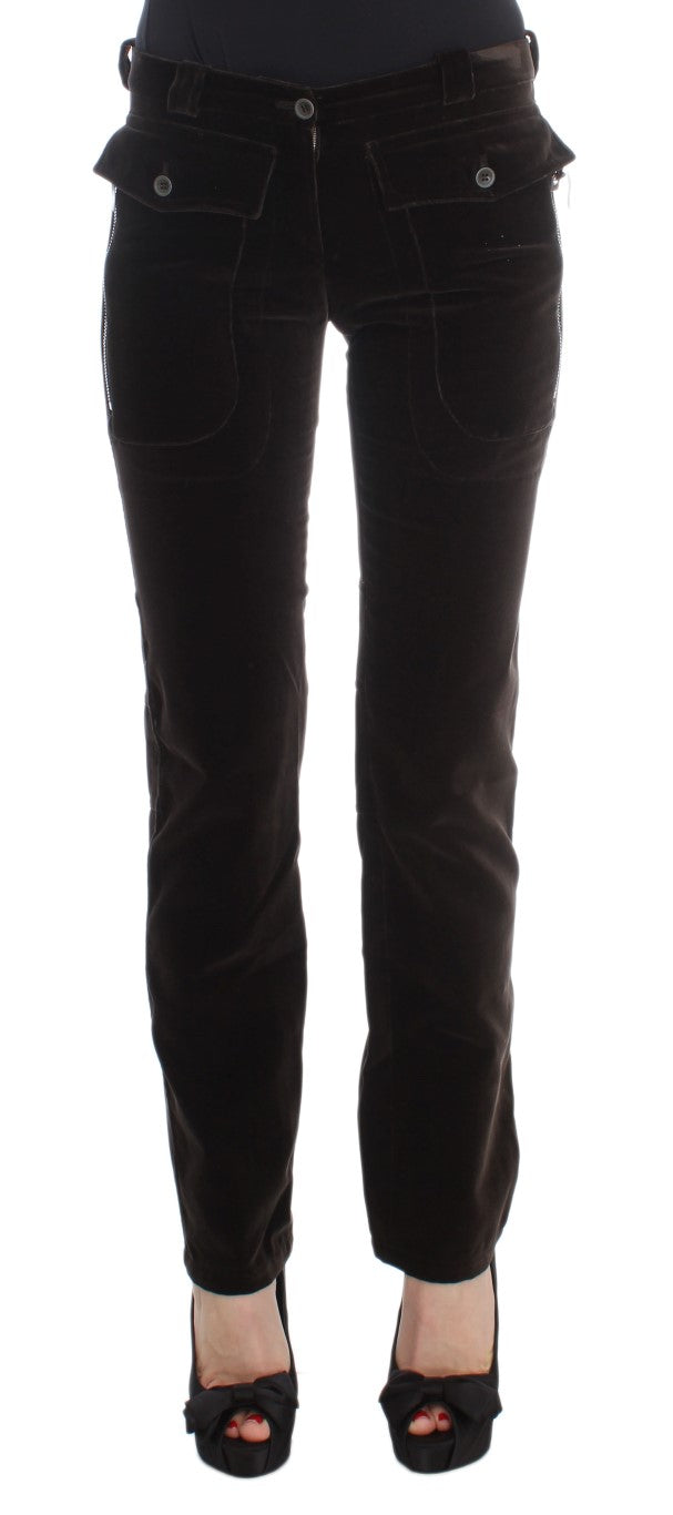 Pantalons Ermanno Scervino Slim Fit bruns