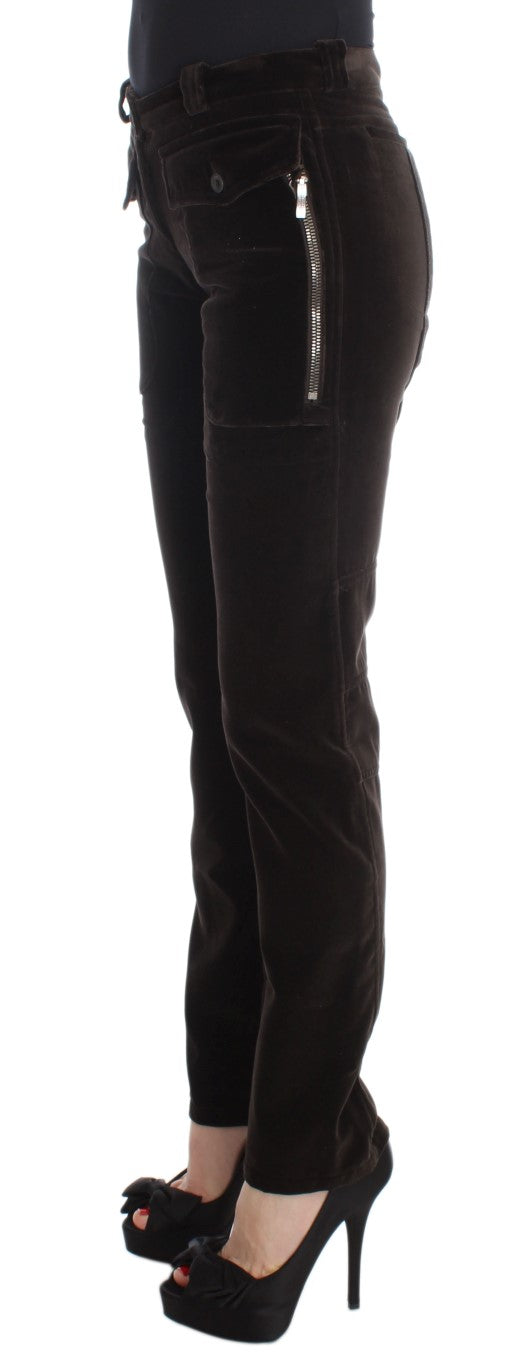Pantalons Ermanno Scervino Slim Fit bruns
