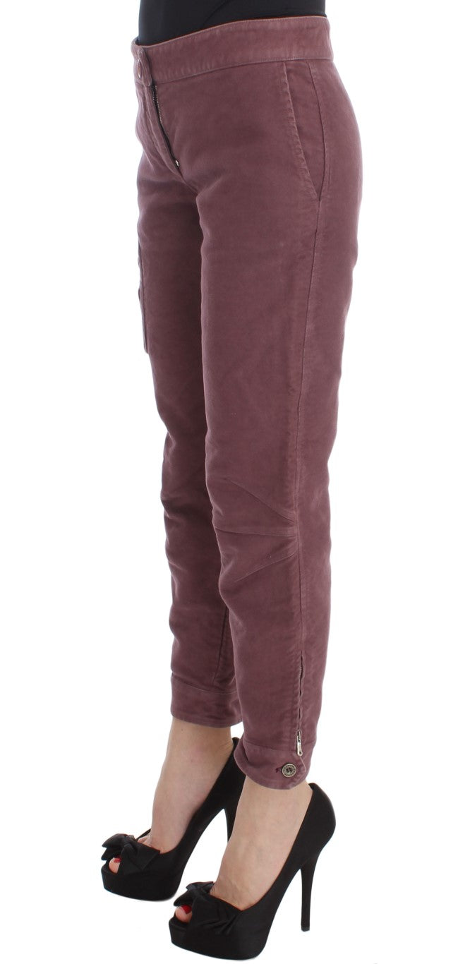 Pantalon cargo Ermanno Scervino bordeaux