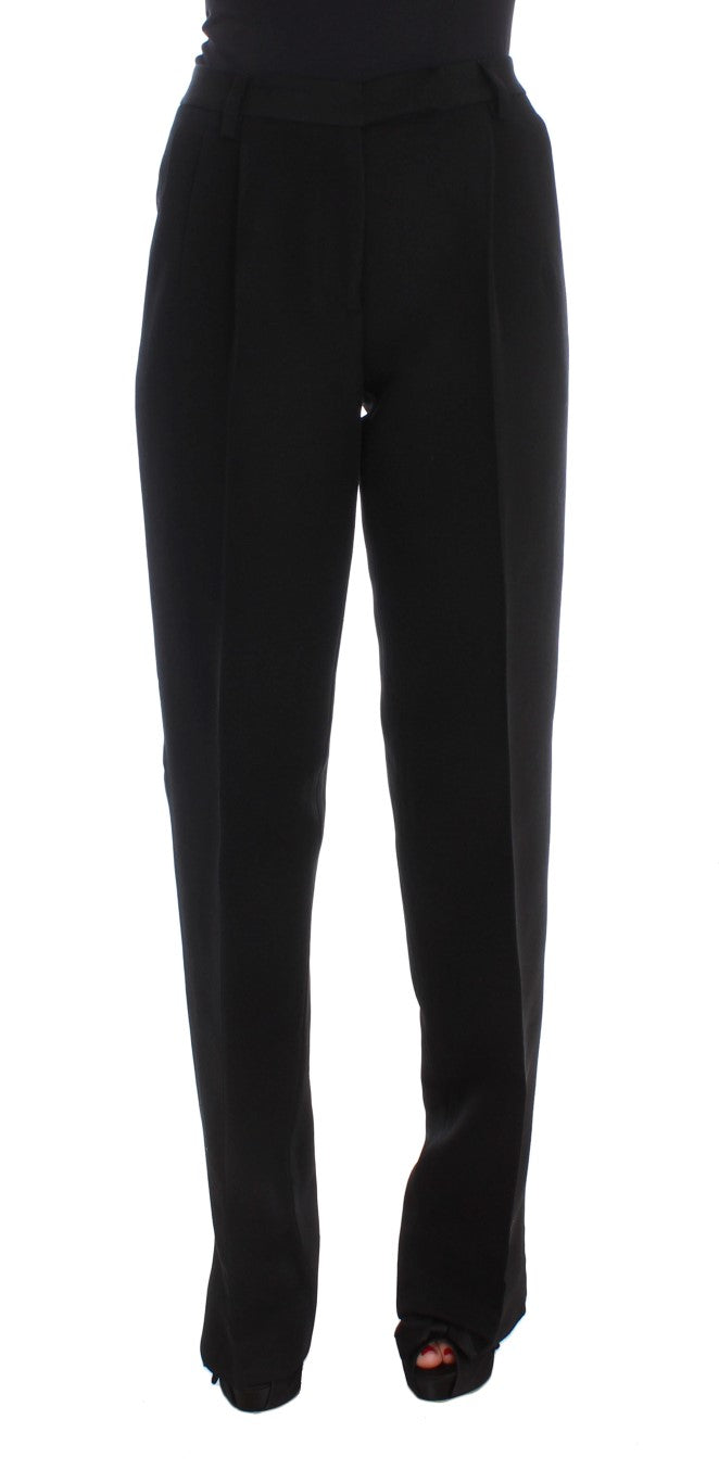 Pantalons Ermanno Scervino larges noirs