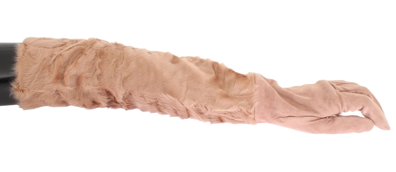 Gants Dolce & Gabbana Elbow beiges
