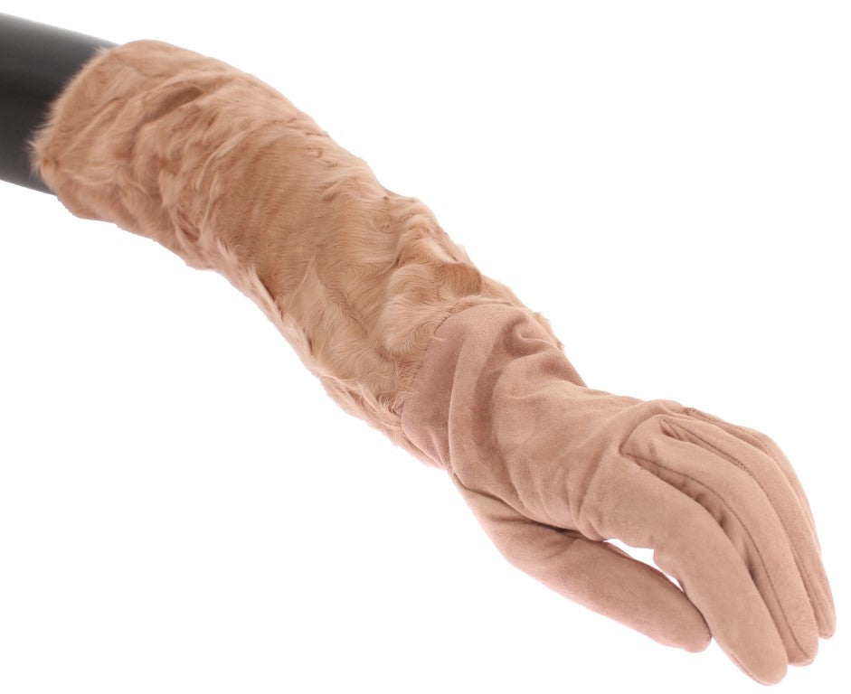 Gants Dolce & Gabbana Elbow beiges