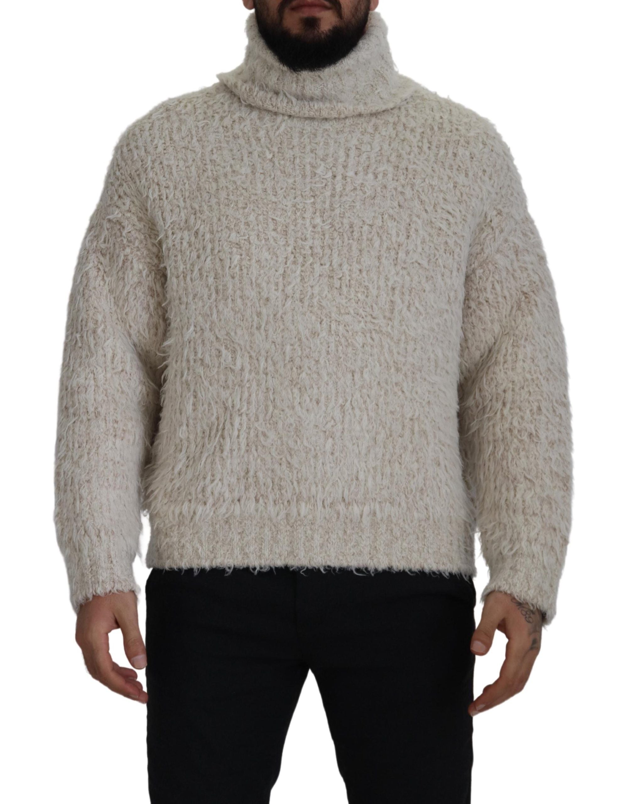 Pull turtleneck Dolce & Gabbana crème