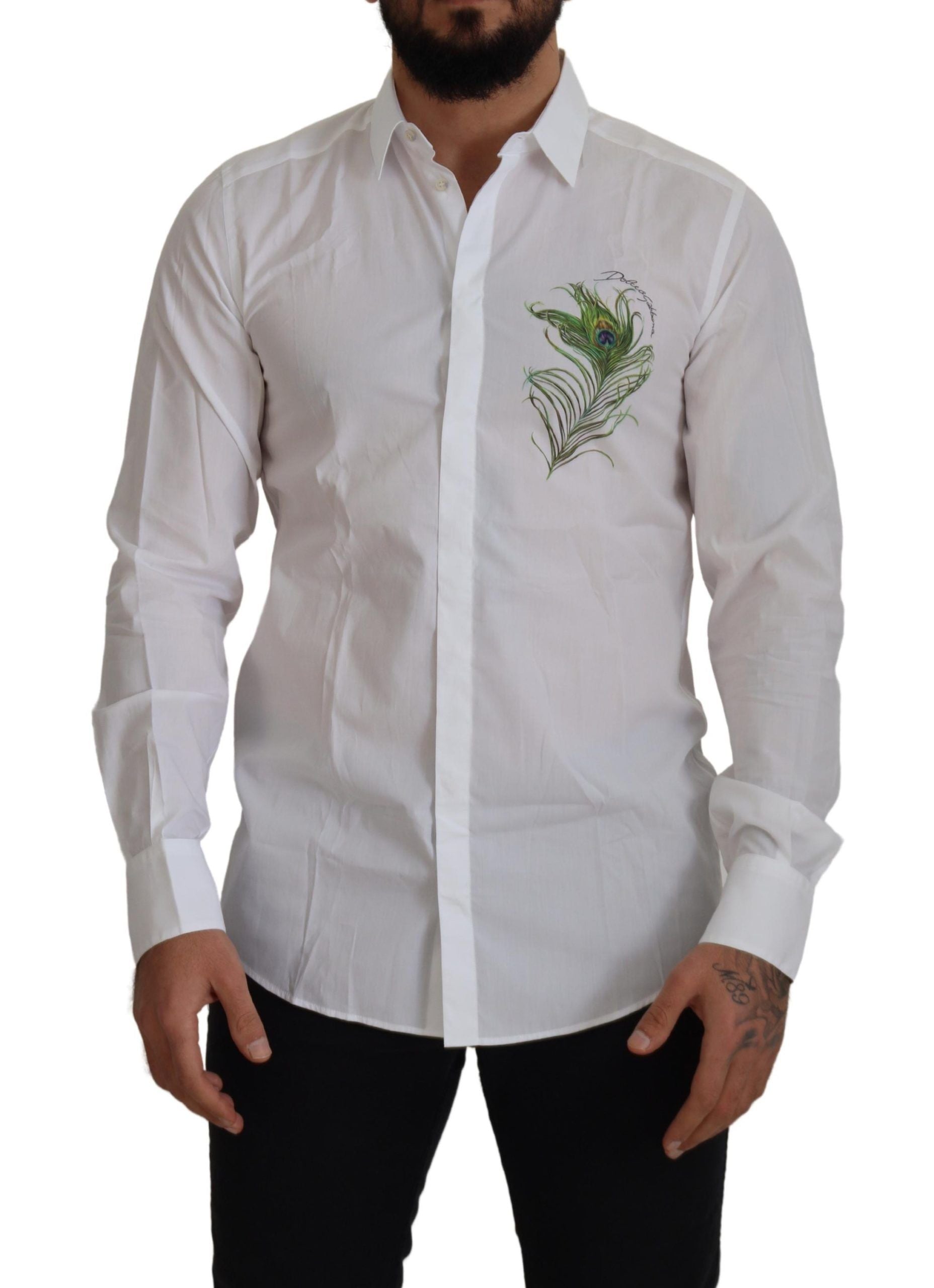 Chemise Dolce & Gabbana GOLD blanche