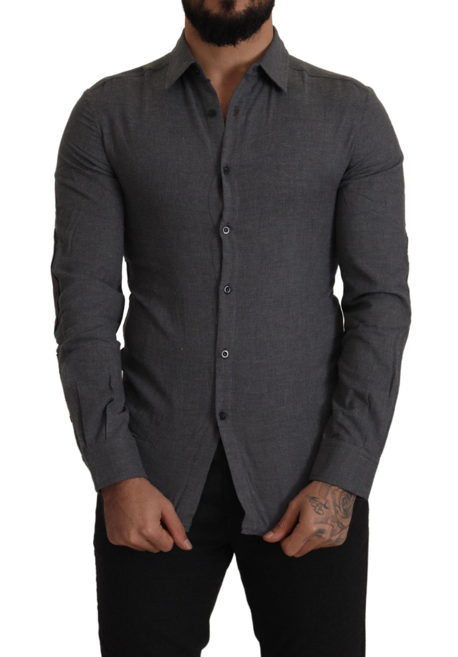 Chemise Costume National C’N’C grise foncée