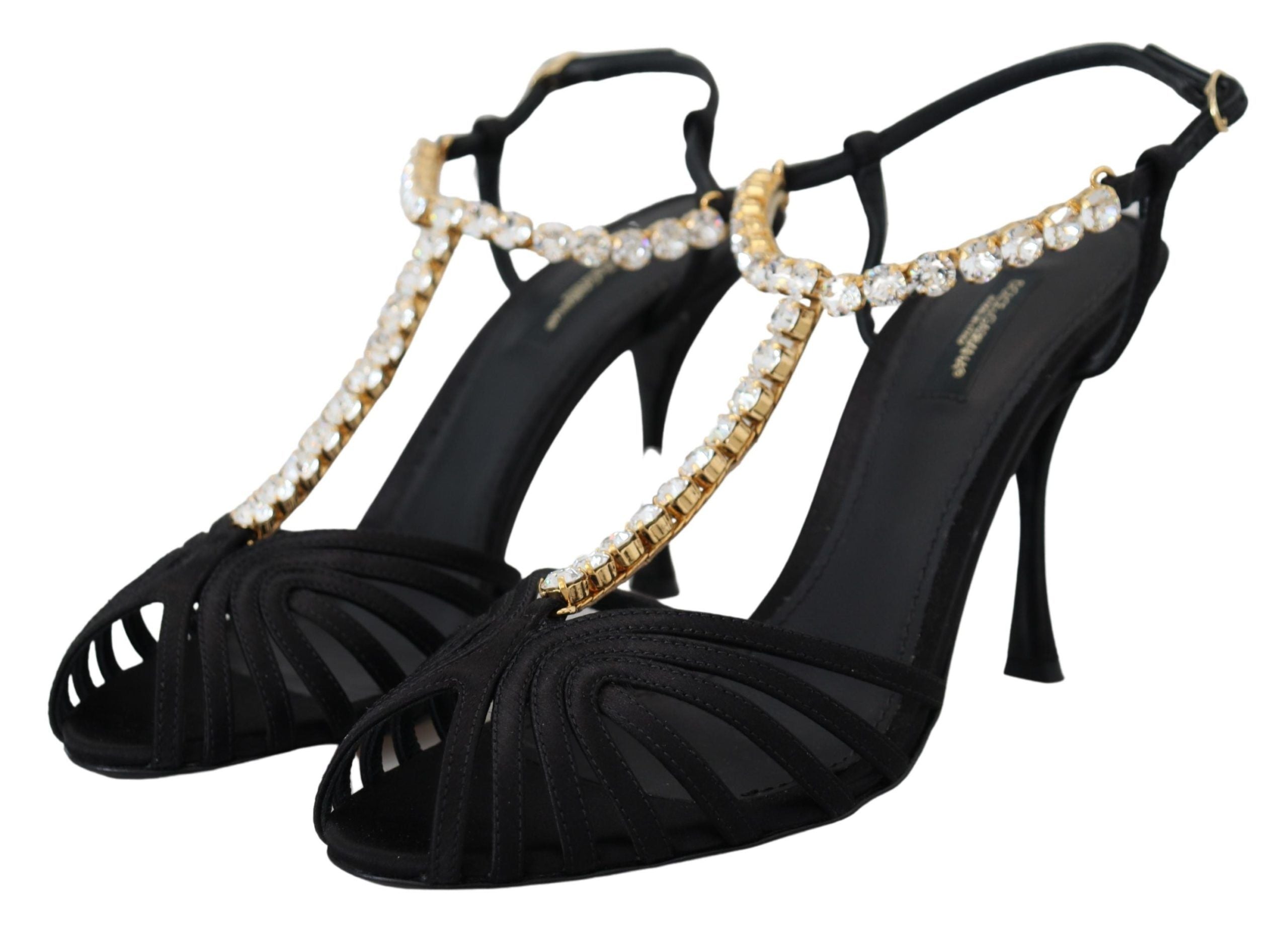 Sandales Dolce & Gabbana T-strap noires