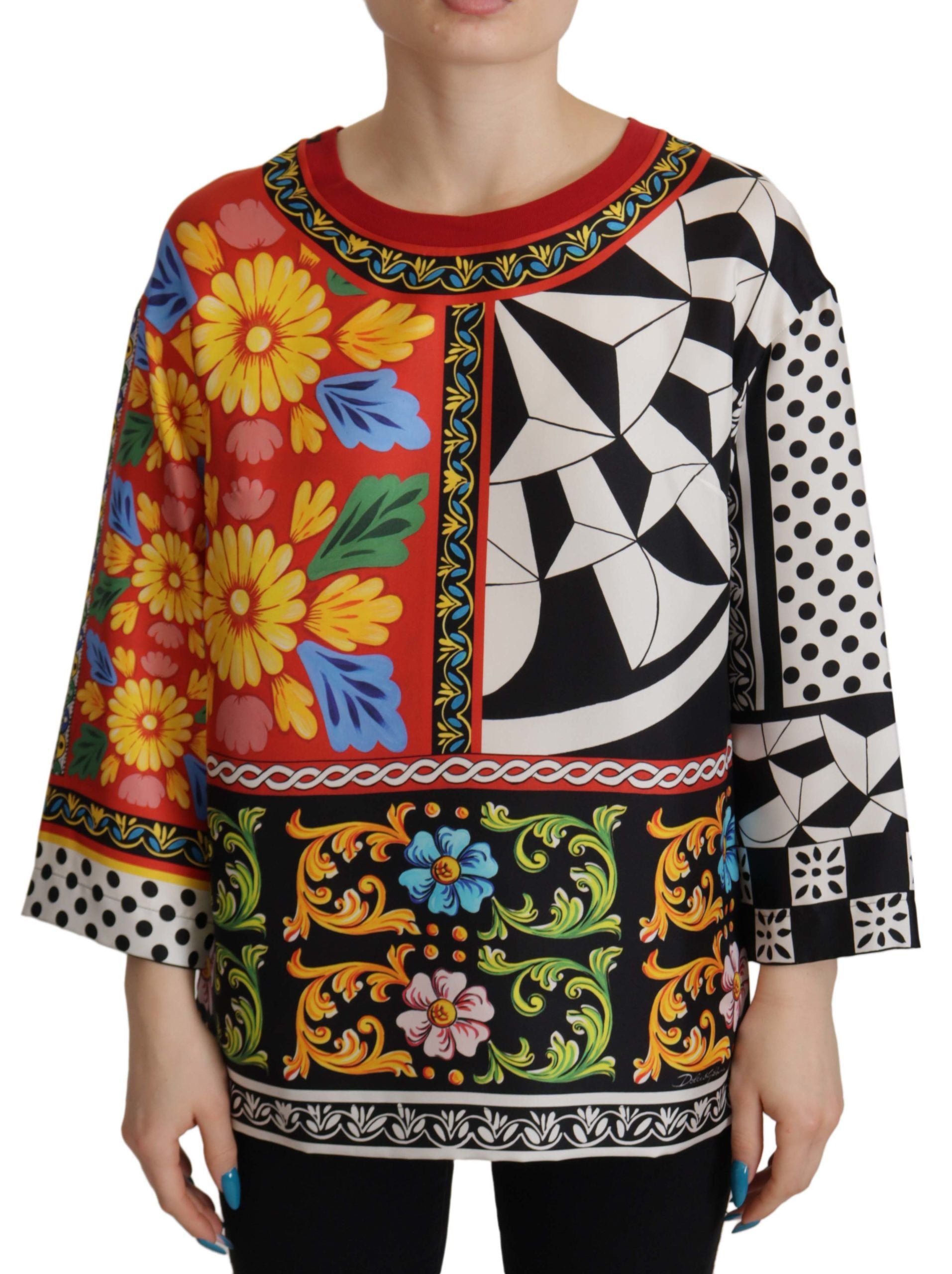 Blouse Dolce & Gabbana baroque multicolore
