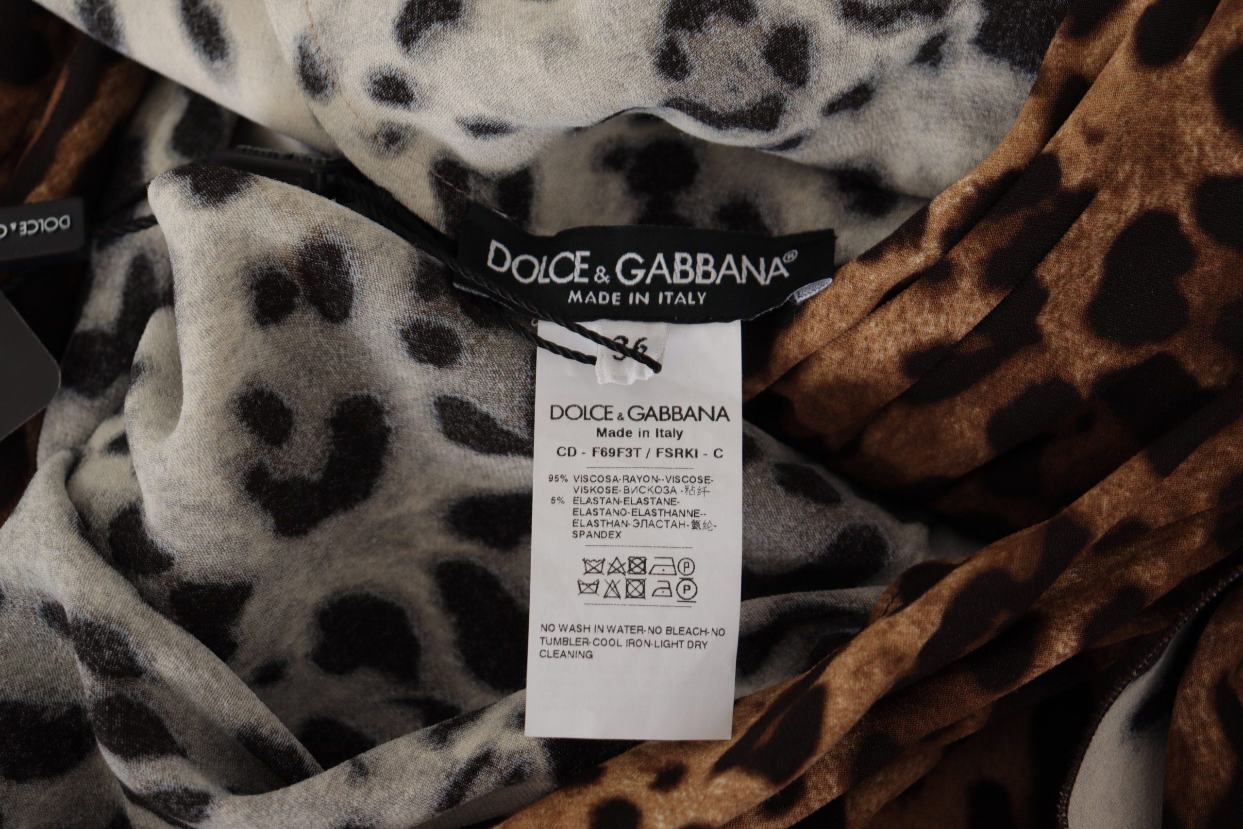 Robe DOLCE & GABBANA A-line maxi marron Dolce & Gabbana