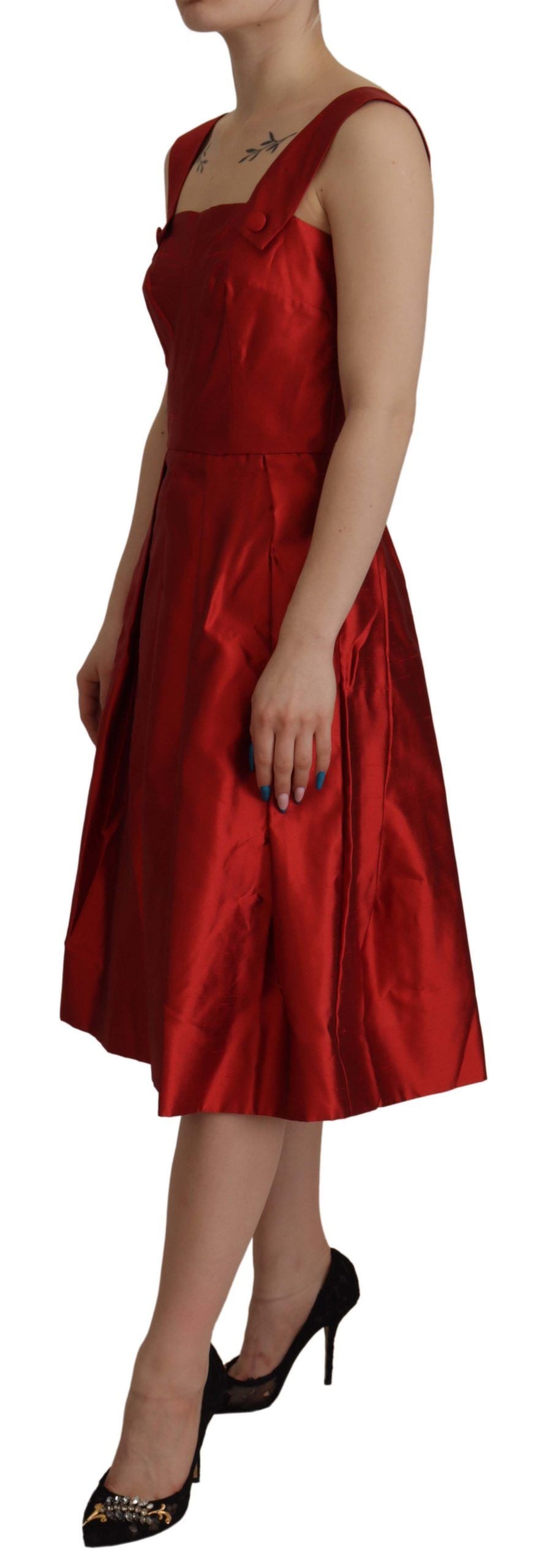 Robe DOLCE & GABBANA Midi rouge Dolce & Gabbana