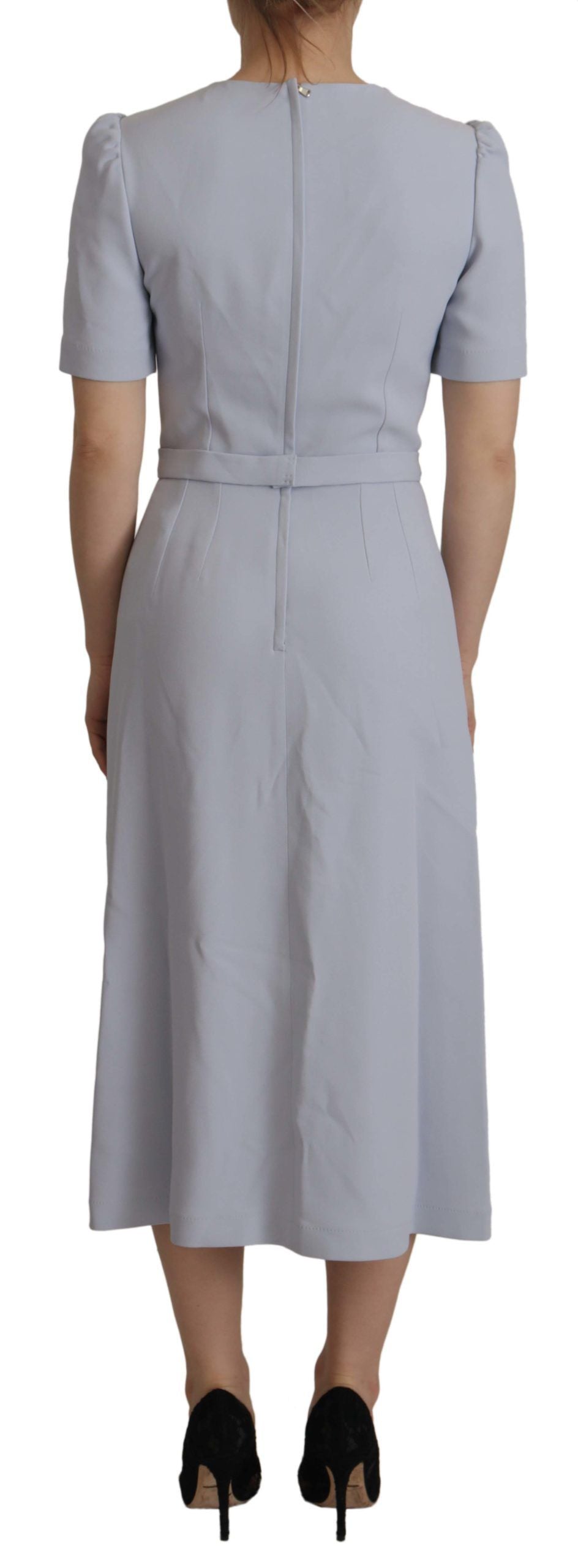 Robe Dolce & Gabbana A-line bleu clair Dolce & Gabbana