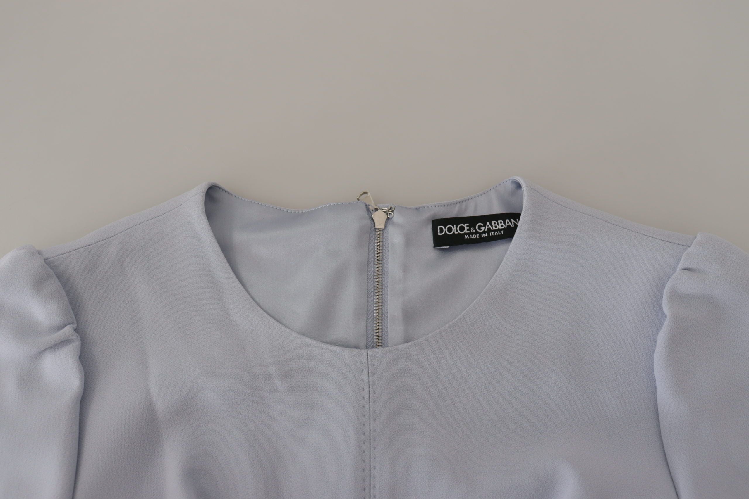 Robe Dolce & Gabbana A-line bleu clair Dolce & Gabbana