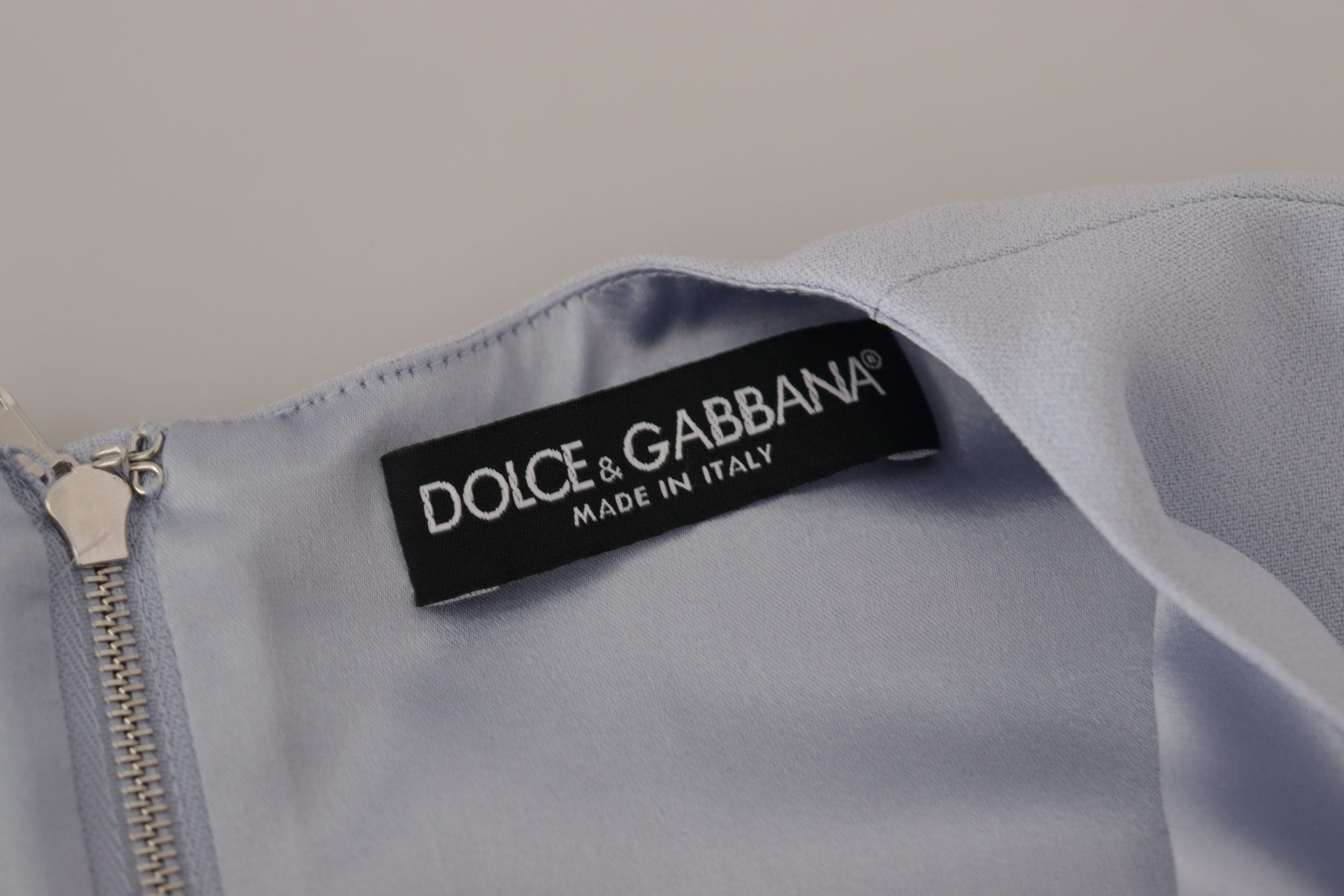 Robe Dolce & Gabbana A-line bleu clair Dolce & Gabbana