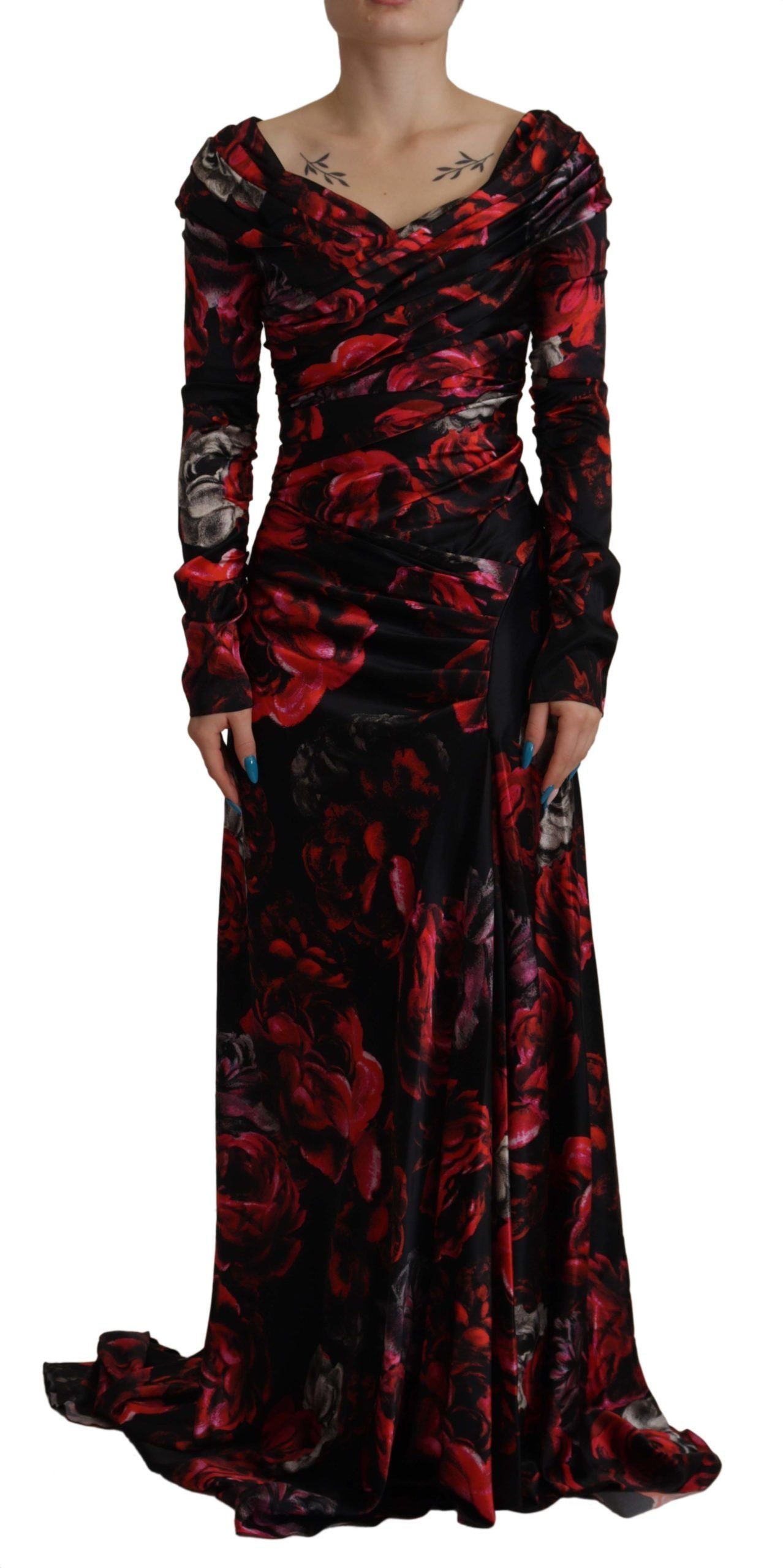 Robe Dolce & Gabbana A-Line noire Dolce & Gabbana