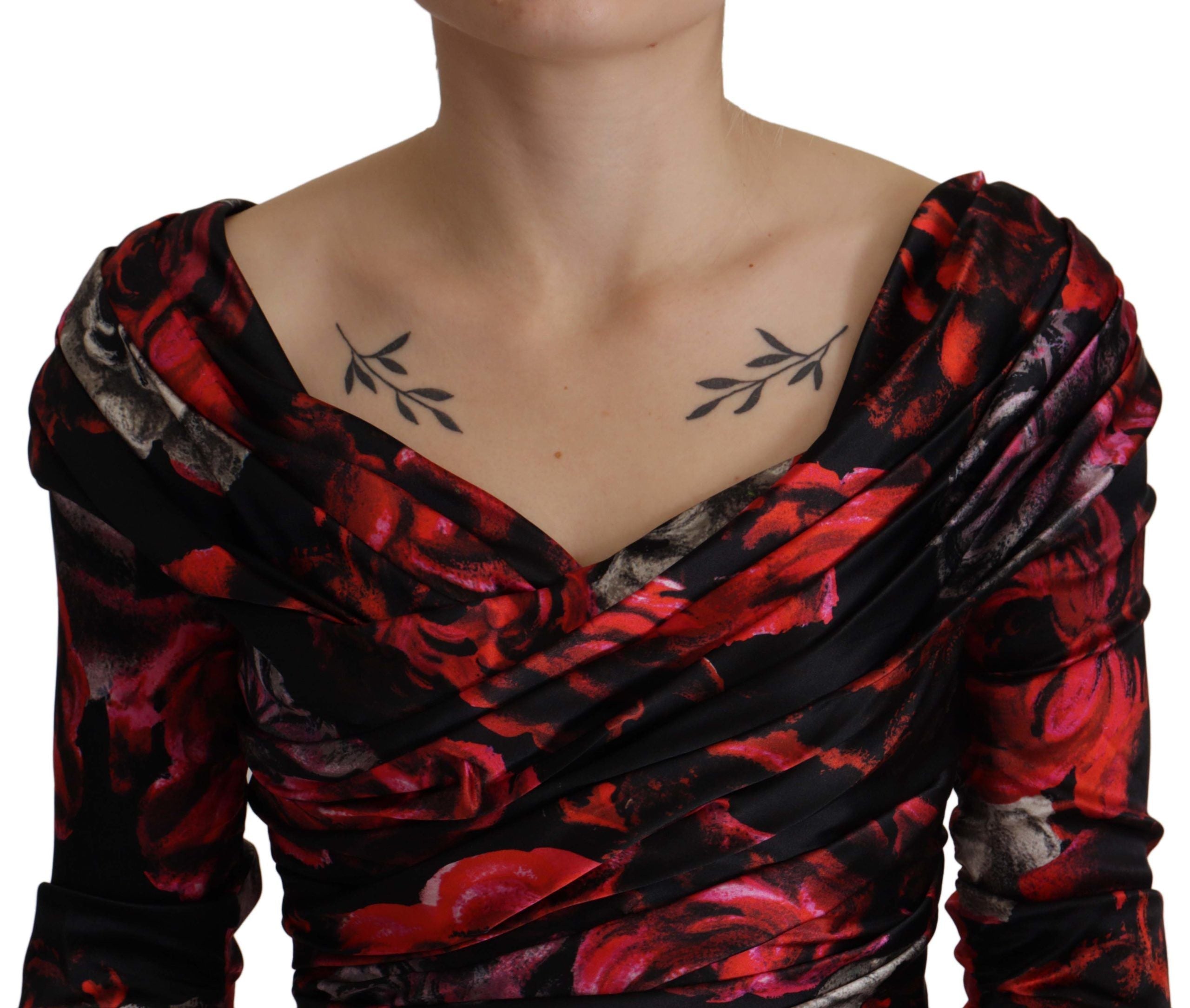 Robe Dolce & Gabbana A-Line noire Dolce & Gabbana