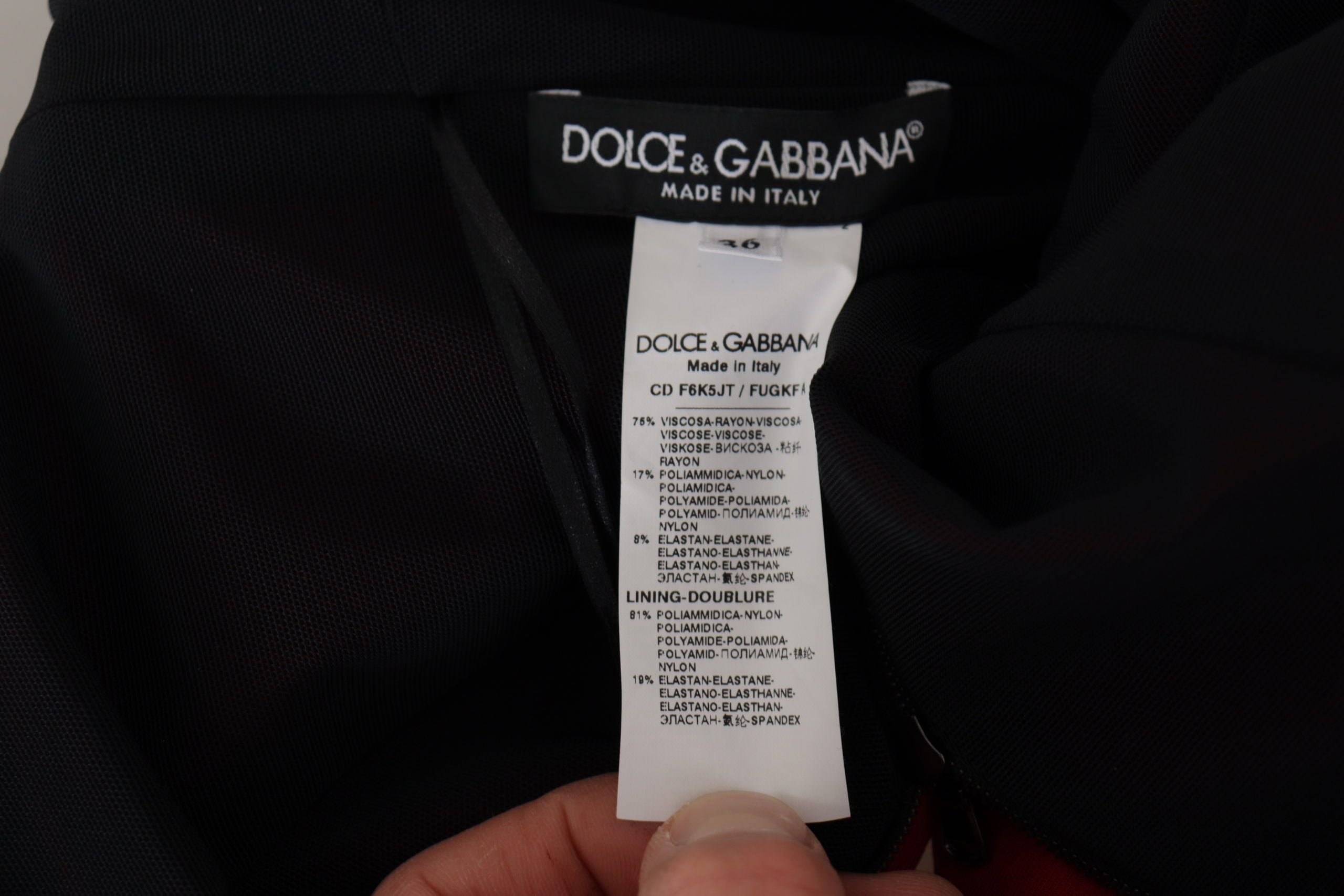 Robe midi Dolce & Gabbana rouge Dolce & Gabbana