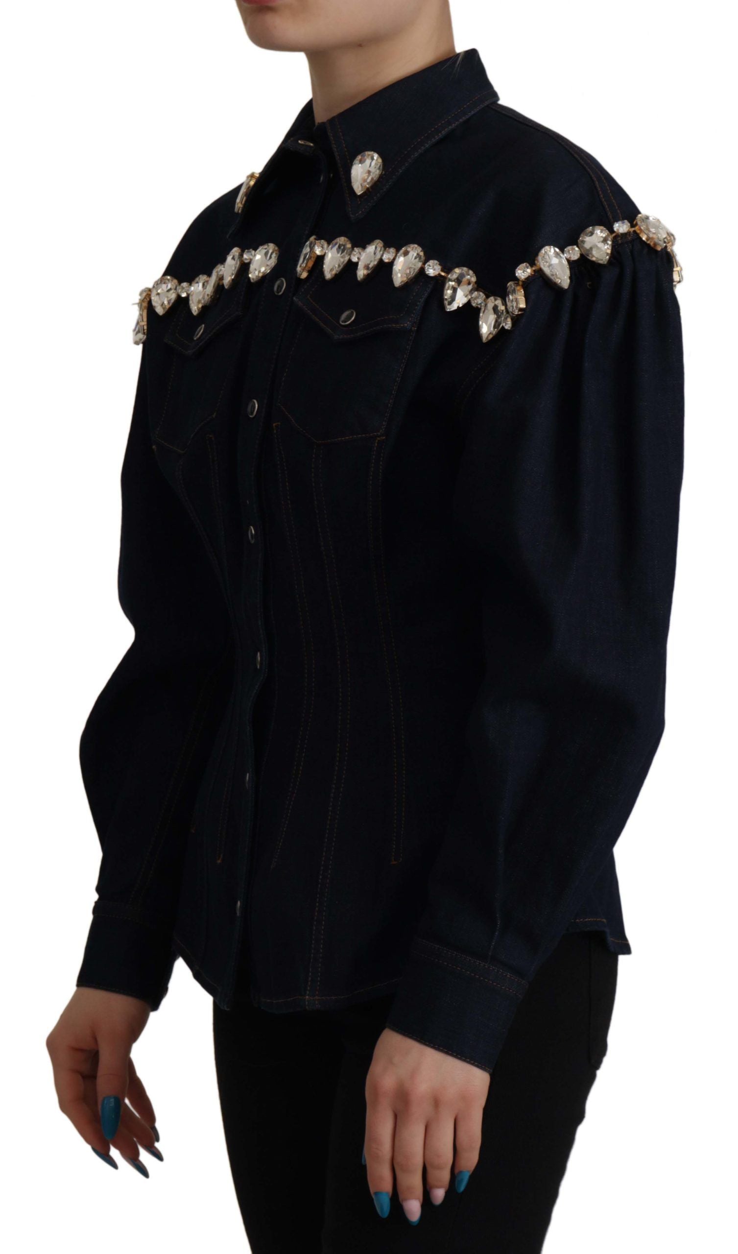 Veste Dolce & Gabbana en denim bleue