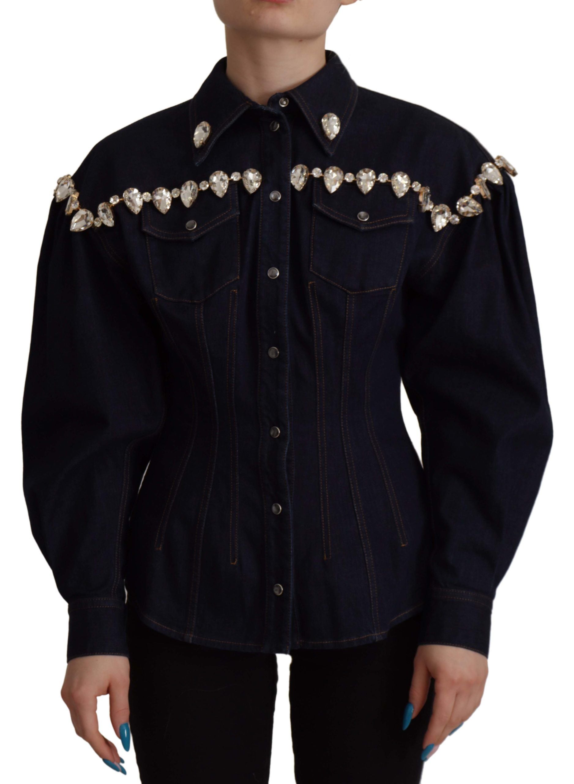 Veste Dolce & Gabbana en denim bleue