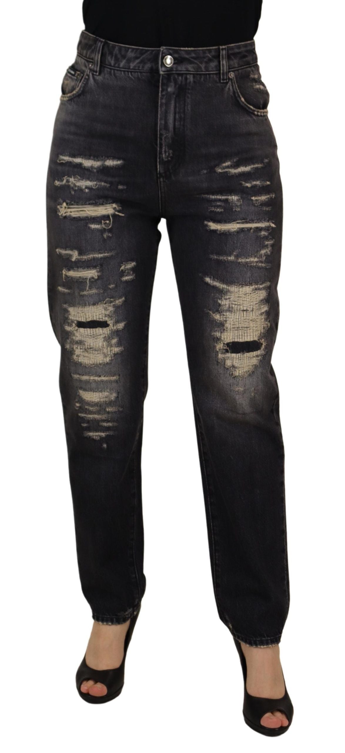 Jeans Dolce & Gabbana High Waist noirs