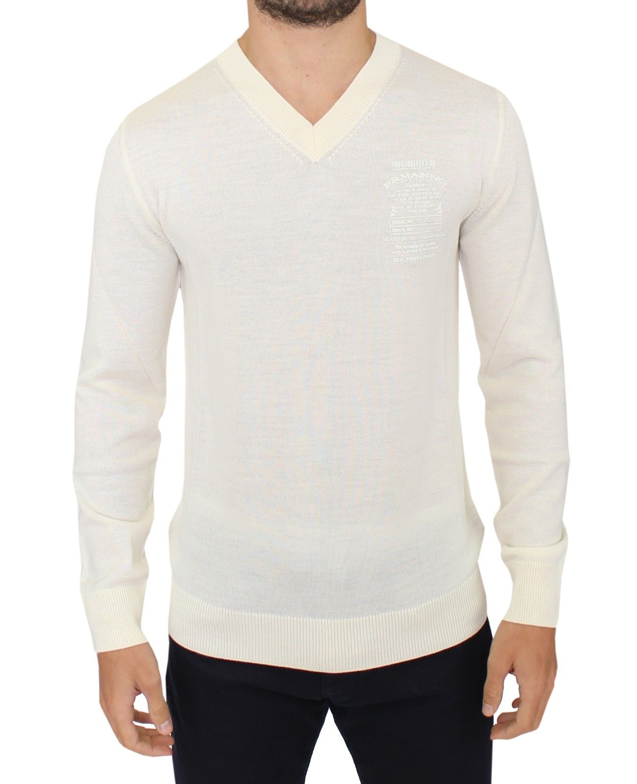 Pull ERMANNO SCERVINO V-neck écru