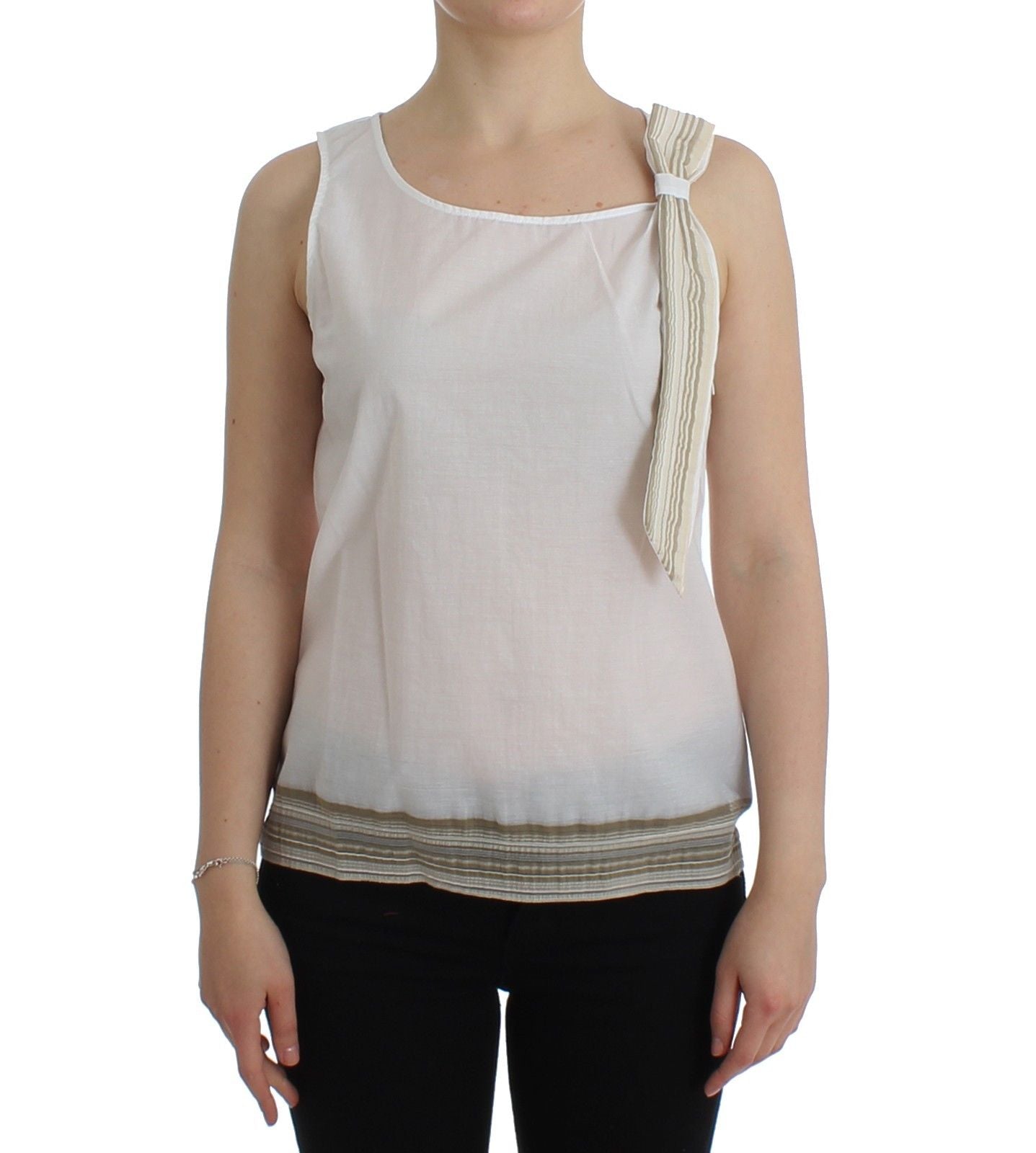 Top Ermanno Scervino blanc