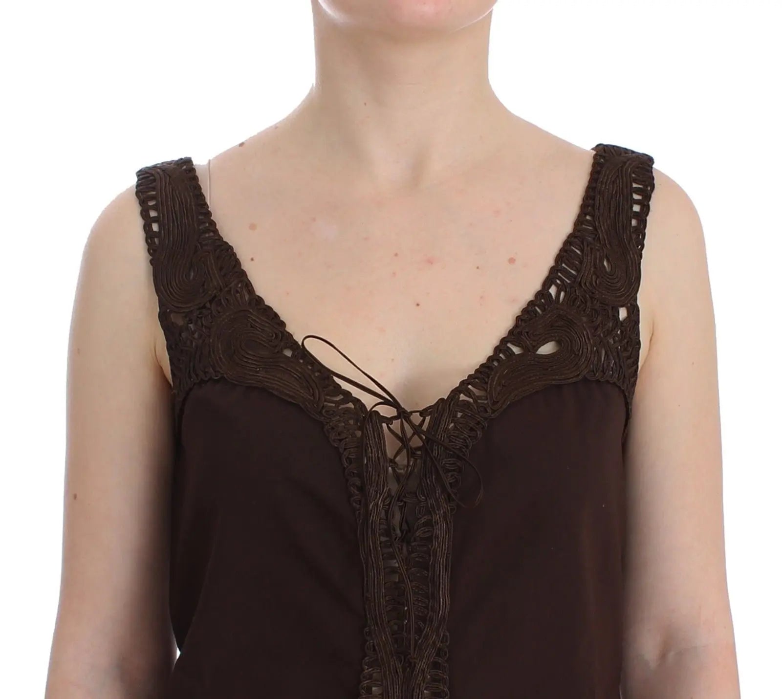 Robe tunique Ermanno Scervino marron Ermanno Scervino