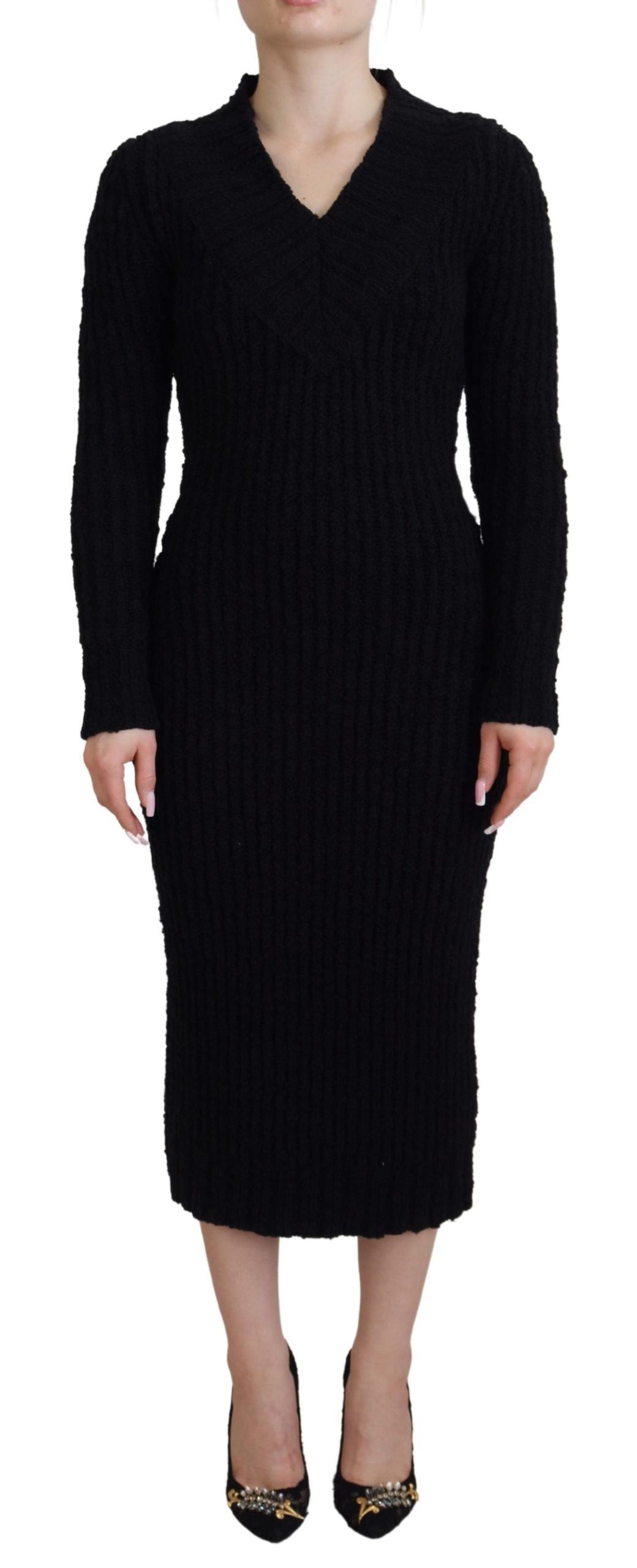 Robe DOLCE & GABBANA Sheath noire Dolce & Gabbana