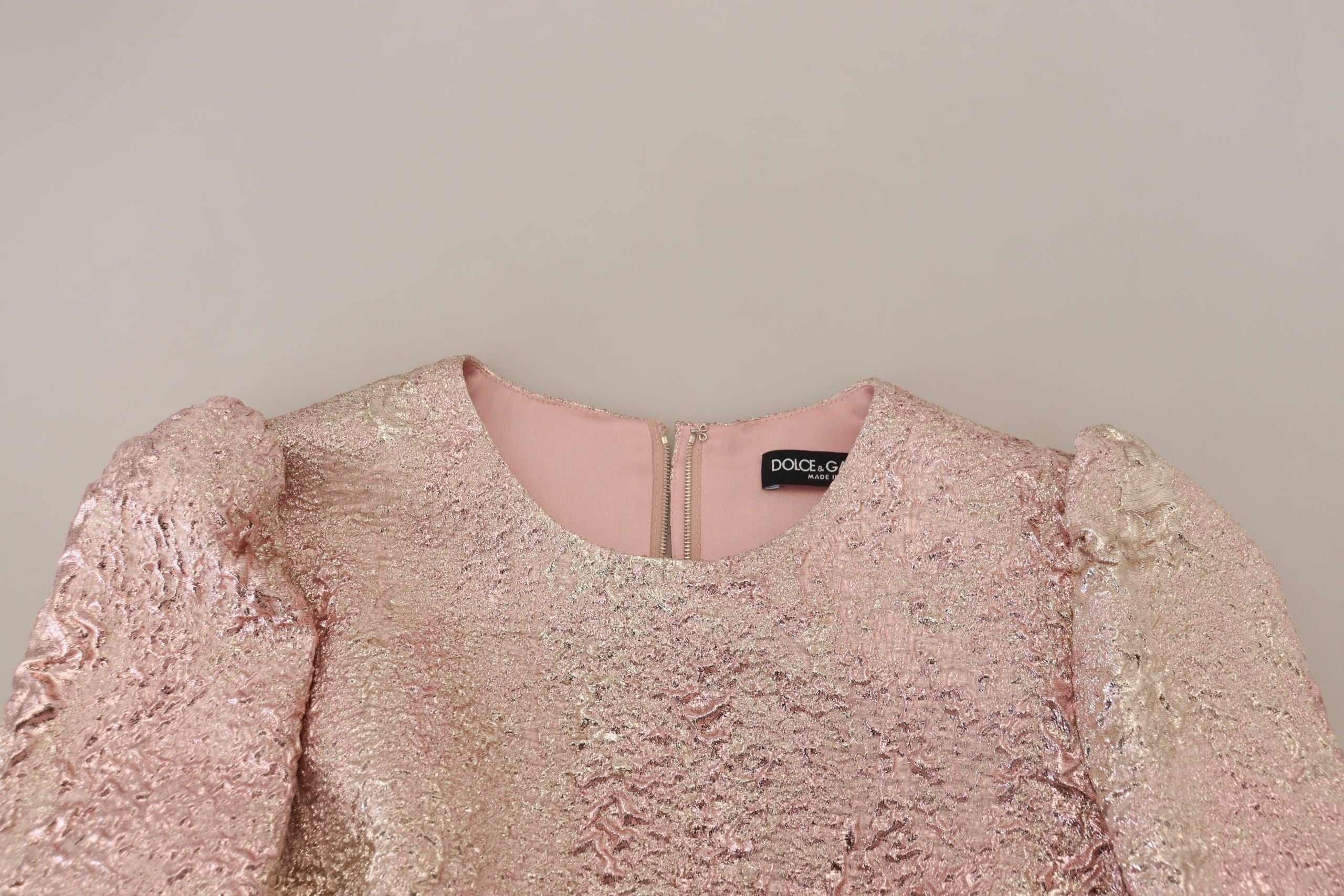 Robe Dolce & Gabbana Midi rose jacquard Dolce & Gabbana