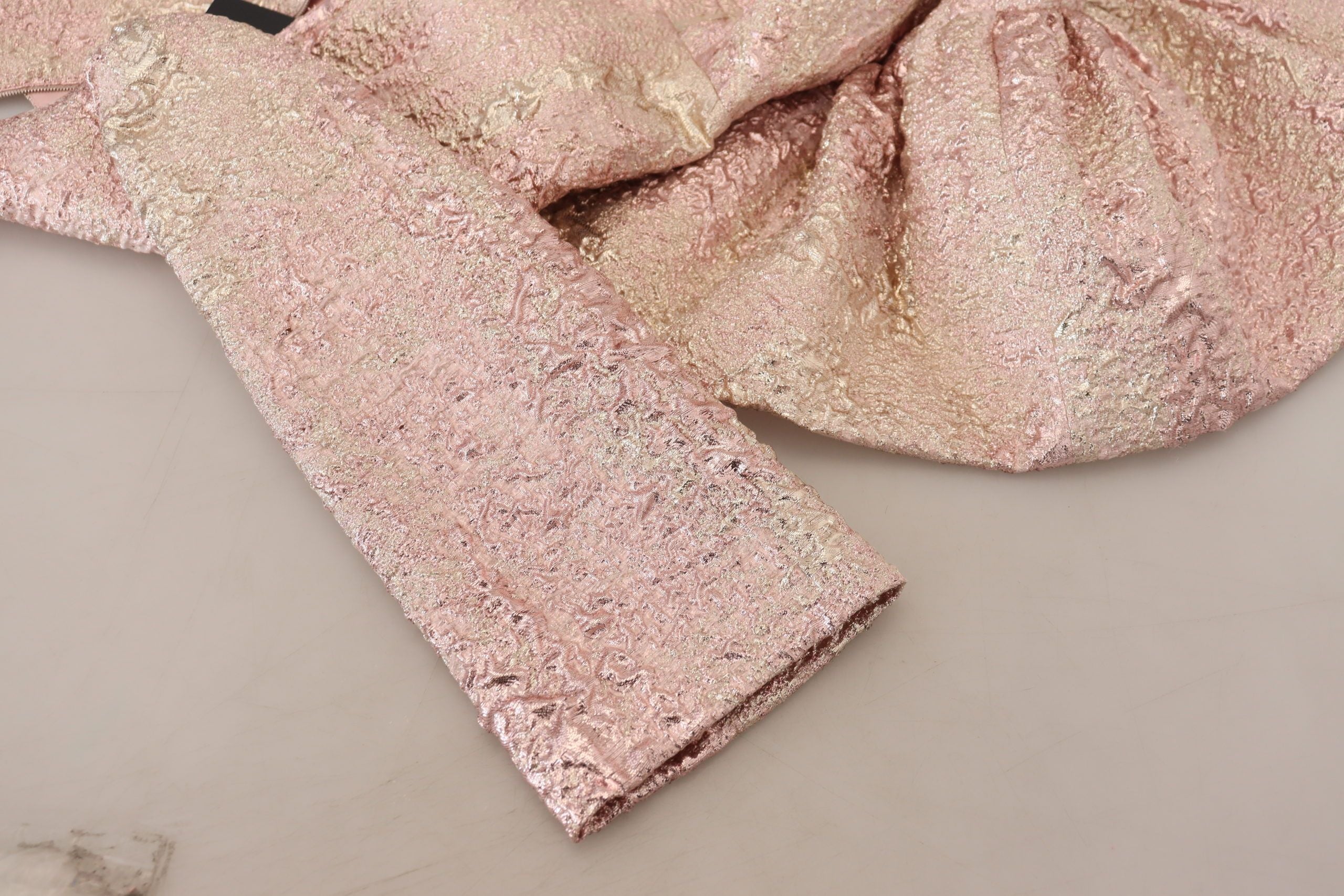Robe Dolce & Gabbana Midi rose jacquard Dolce & Gabbana