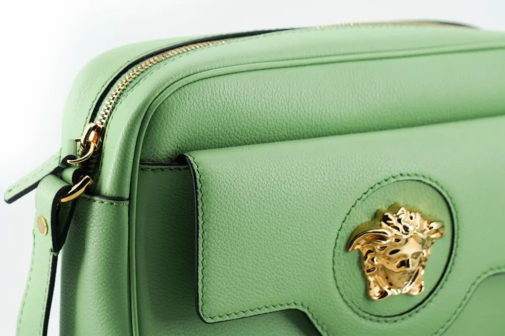 Sac caméra Versace vert menthe Versace