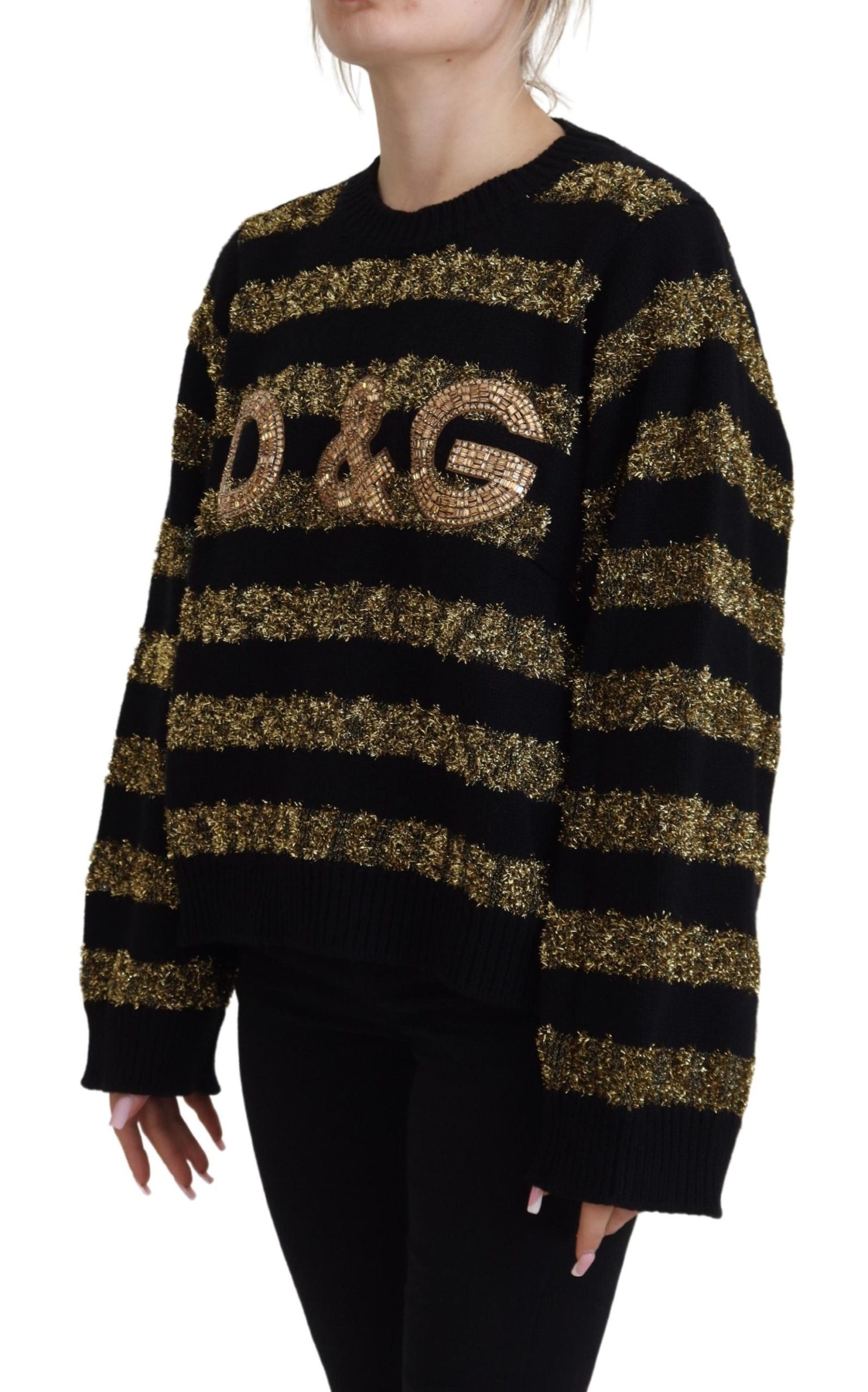 Pull Dolce & Gabbana D&G noir et or