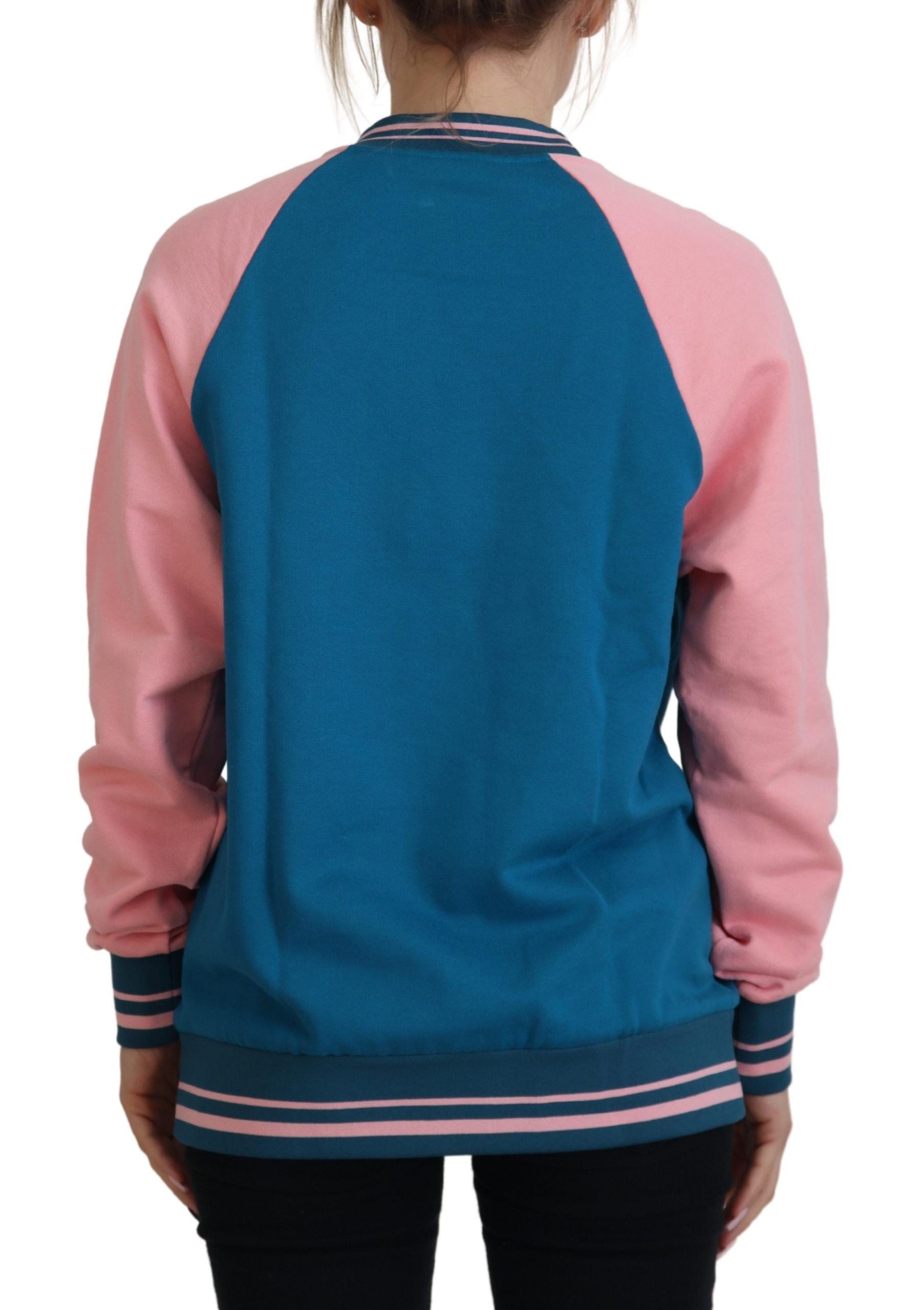 Pull Dolce & Gabbana Tropical Queen rose et bleu