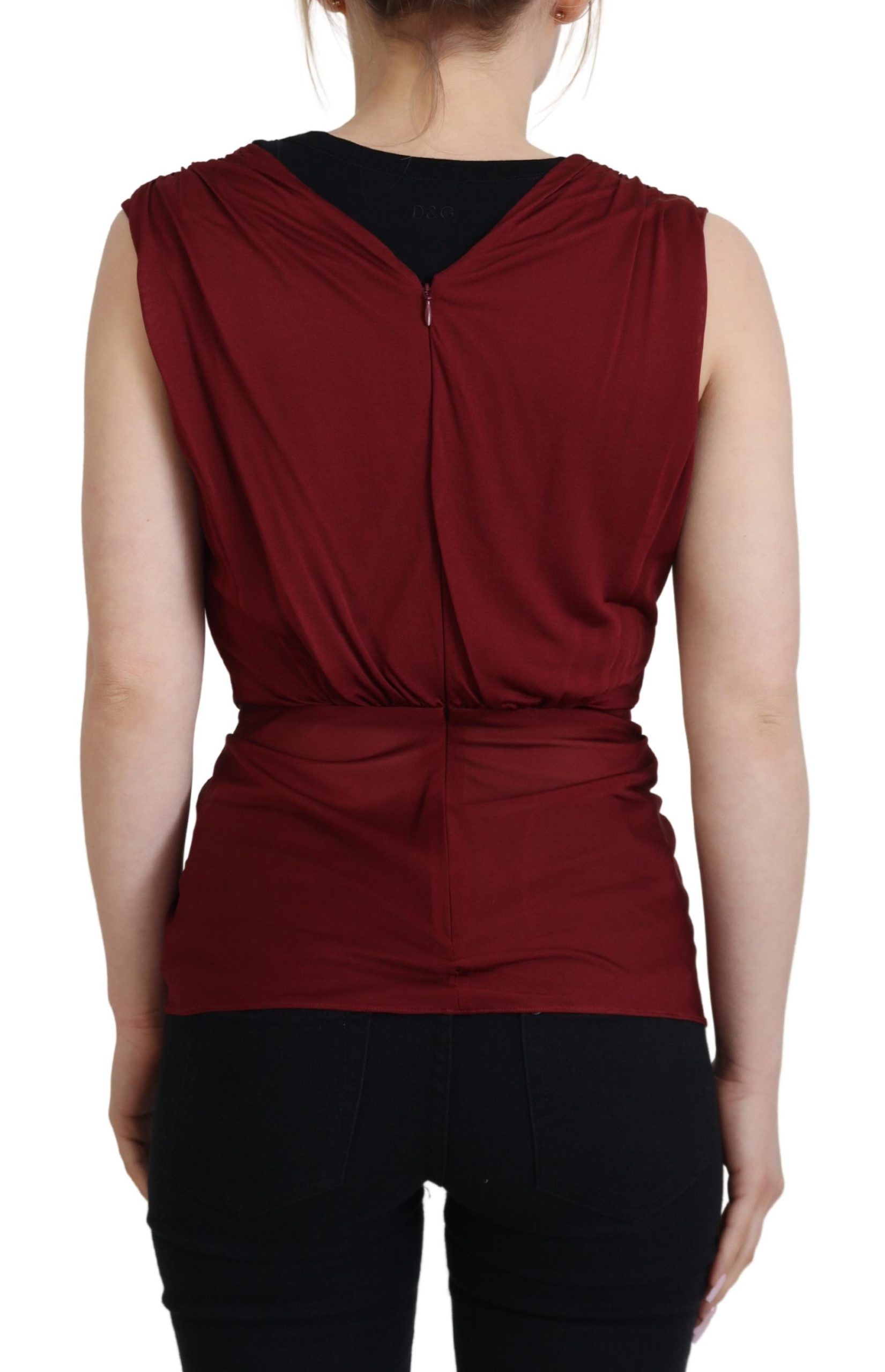 Blouse Dolce & Gabbana bordeaux
