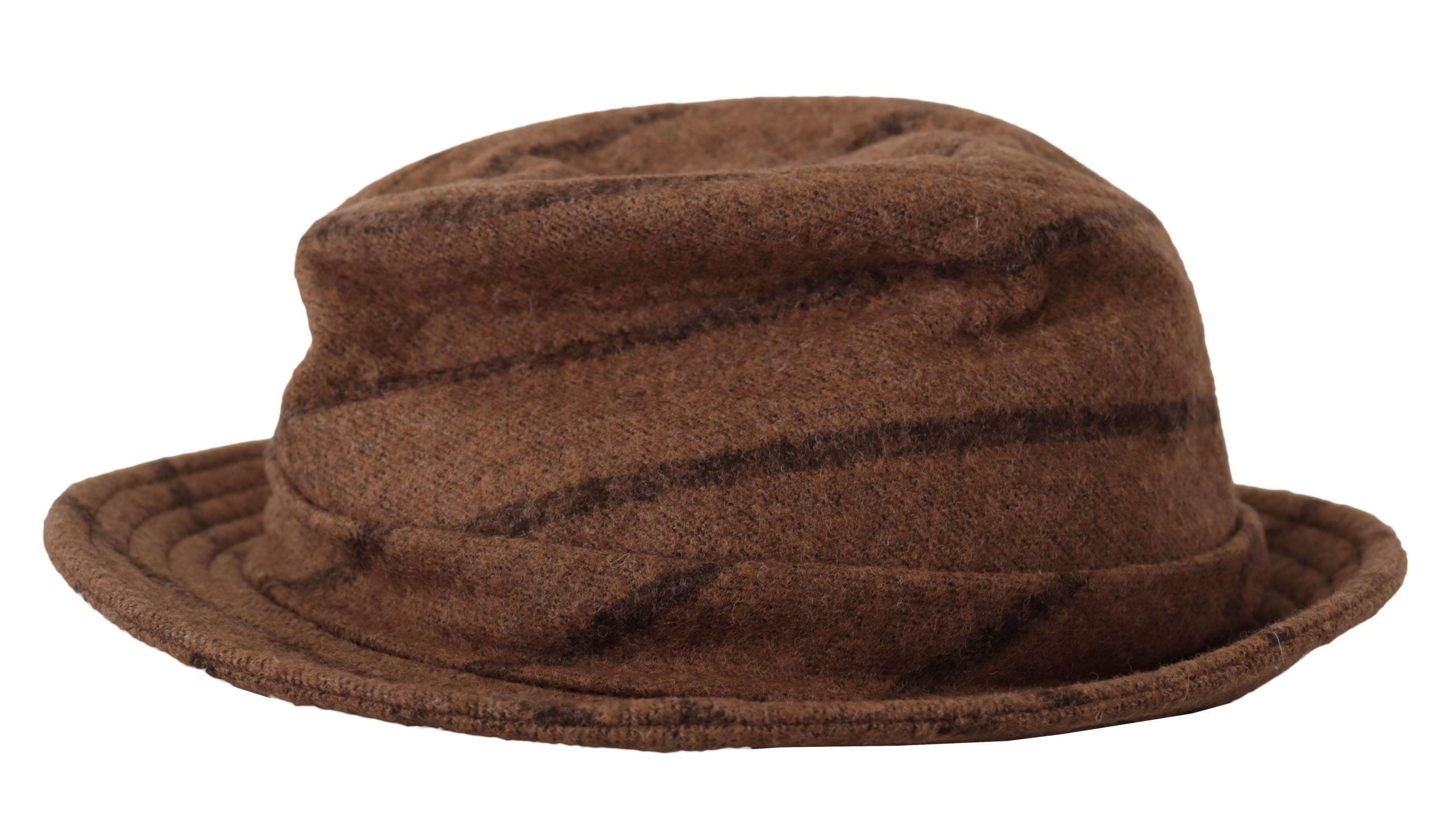 Chapeau fedora Dolce & Gabbana marron